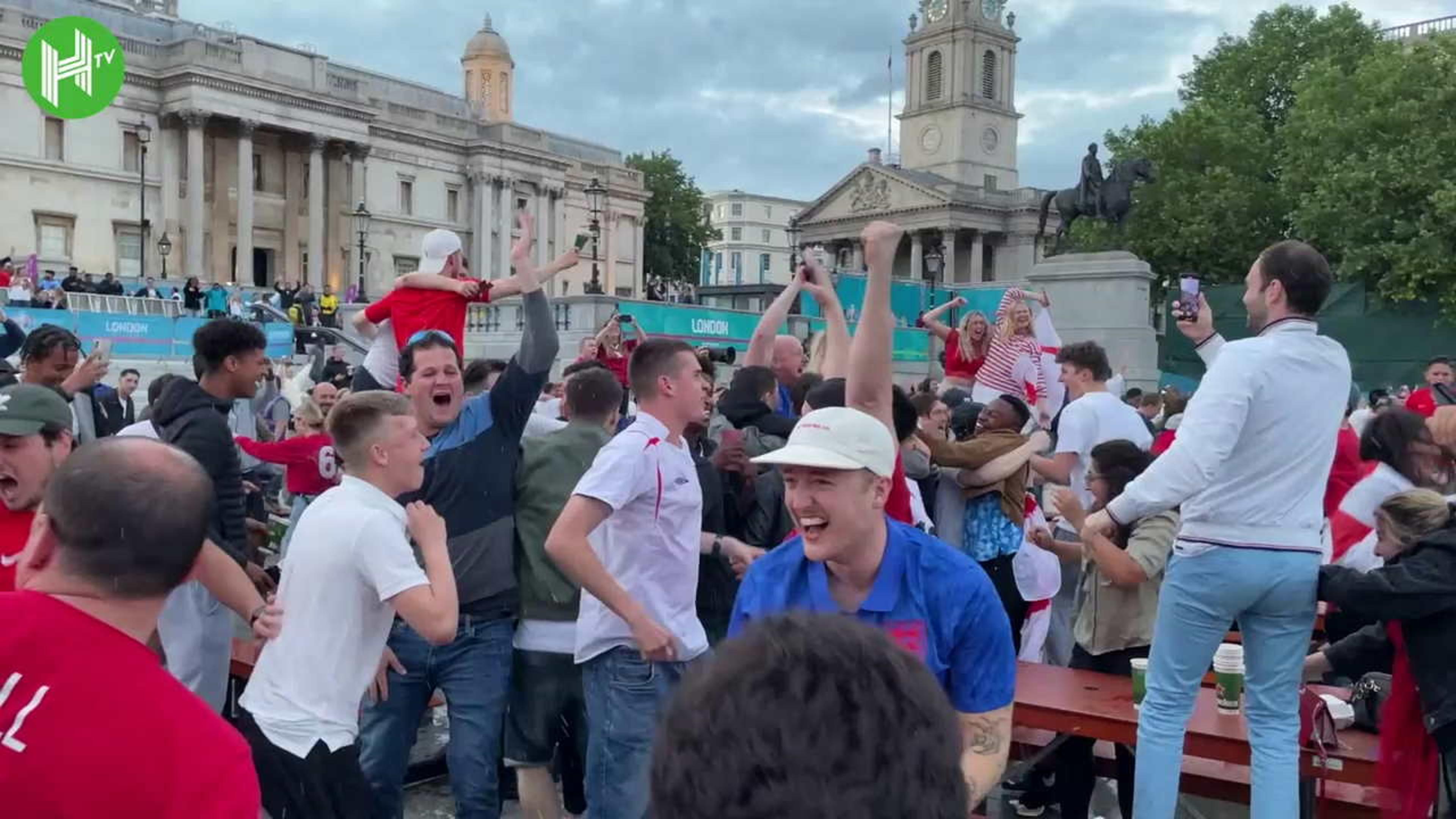 Ingleses fazem a festa com classificação para semifinal da Eurocopa 2020; veja o vídeo