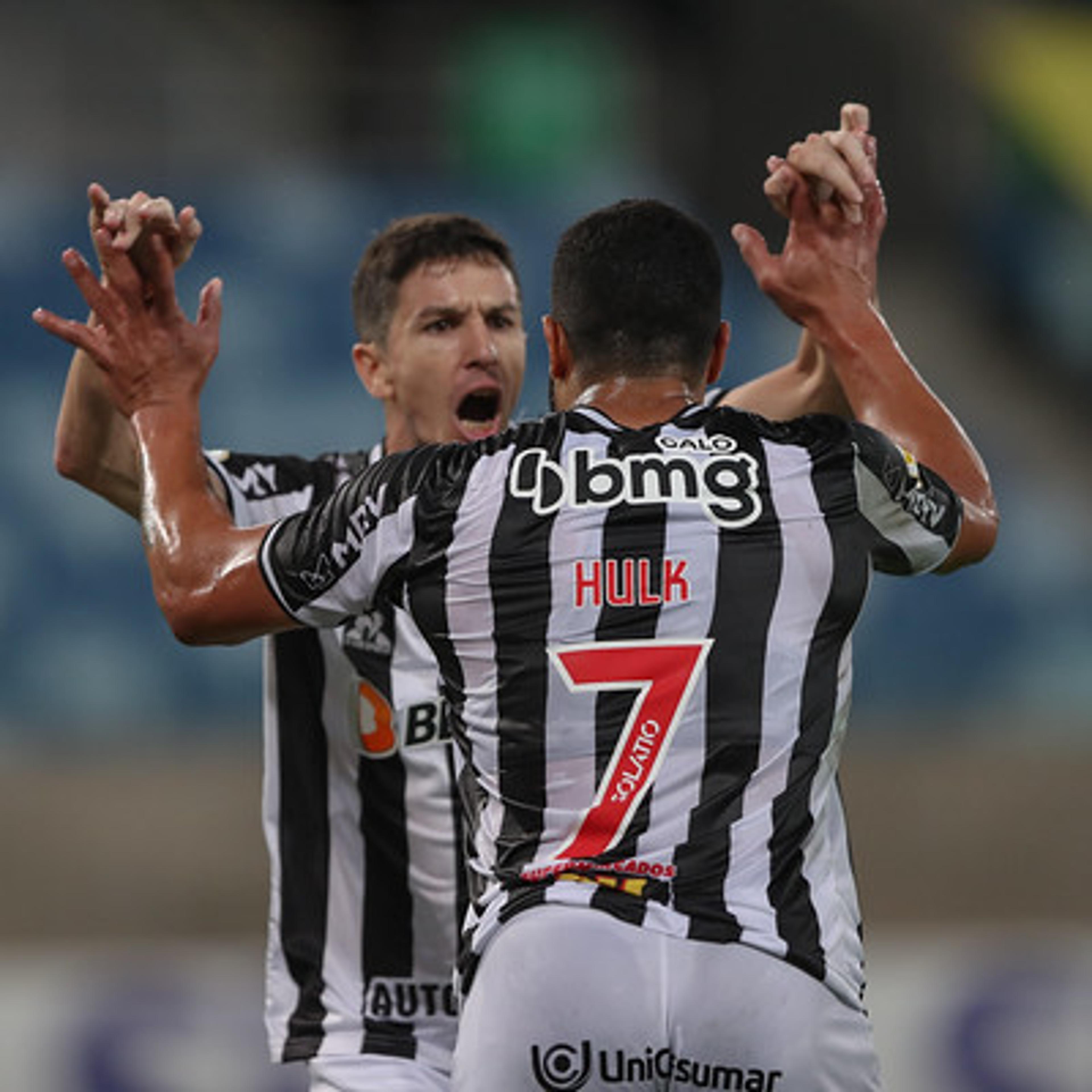 Galo faz jogo seguro, conta com brilho da dupla Hulk e Nacho, derrota o Cuiabá e entra no G4 do Brasileirão