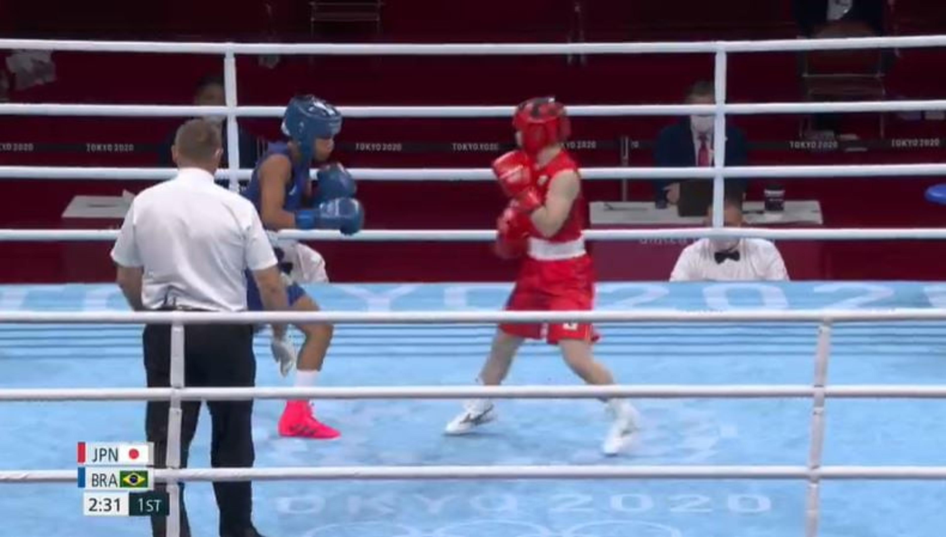 Boxe: Graziele de Jesus perde para japonesa na estreia e se despede dos Jogos Olímpicos de Tóquio