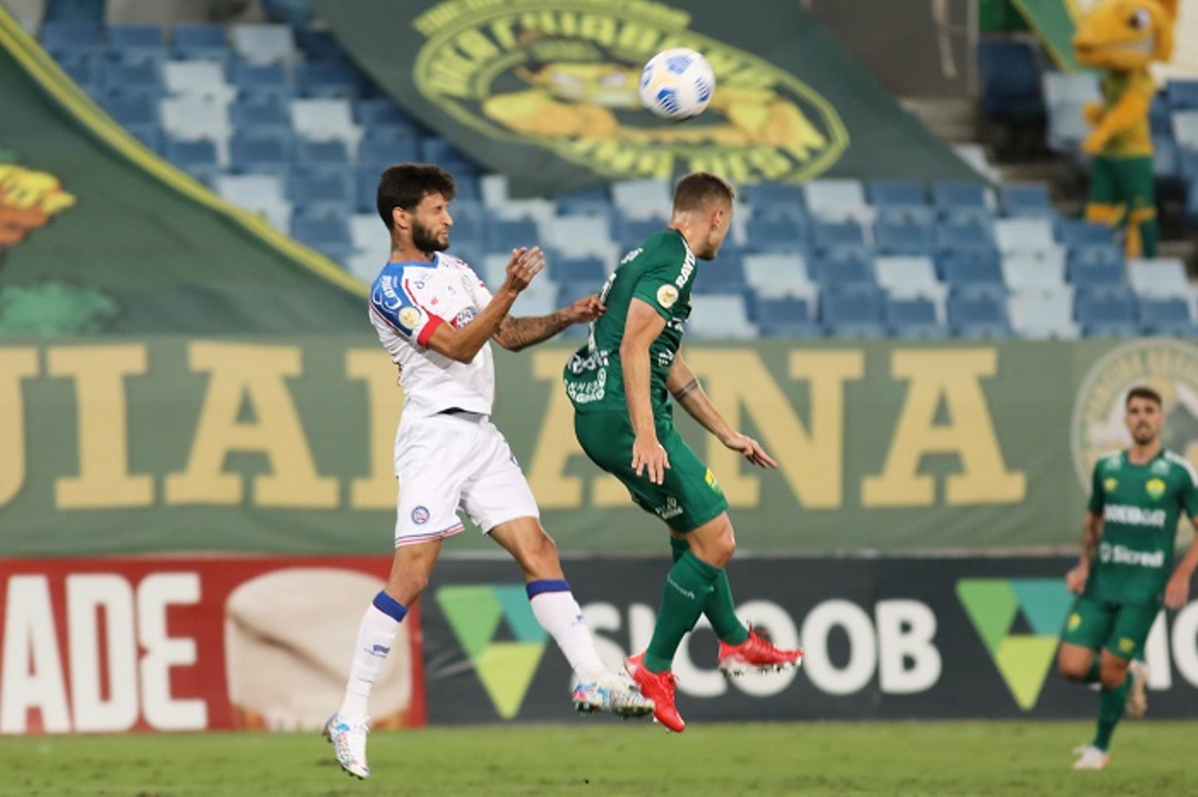 Bahia sai na frente, mas não evita empate do Cuiabá pelo Brasileirão