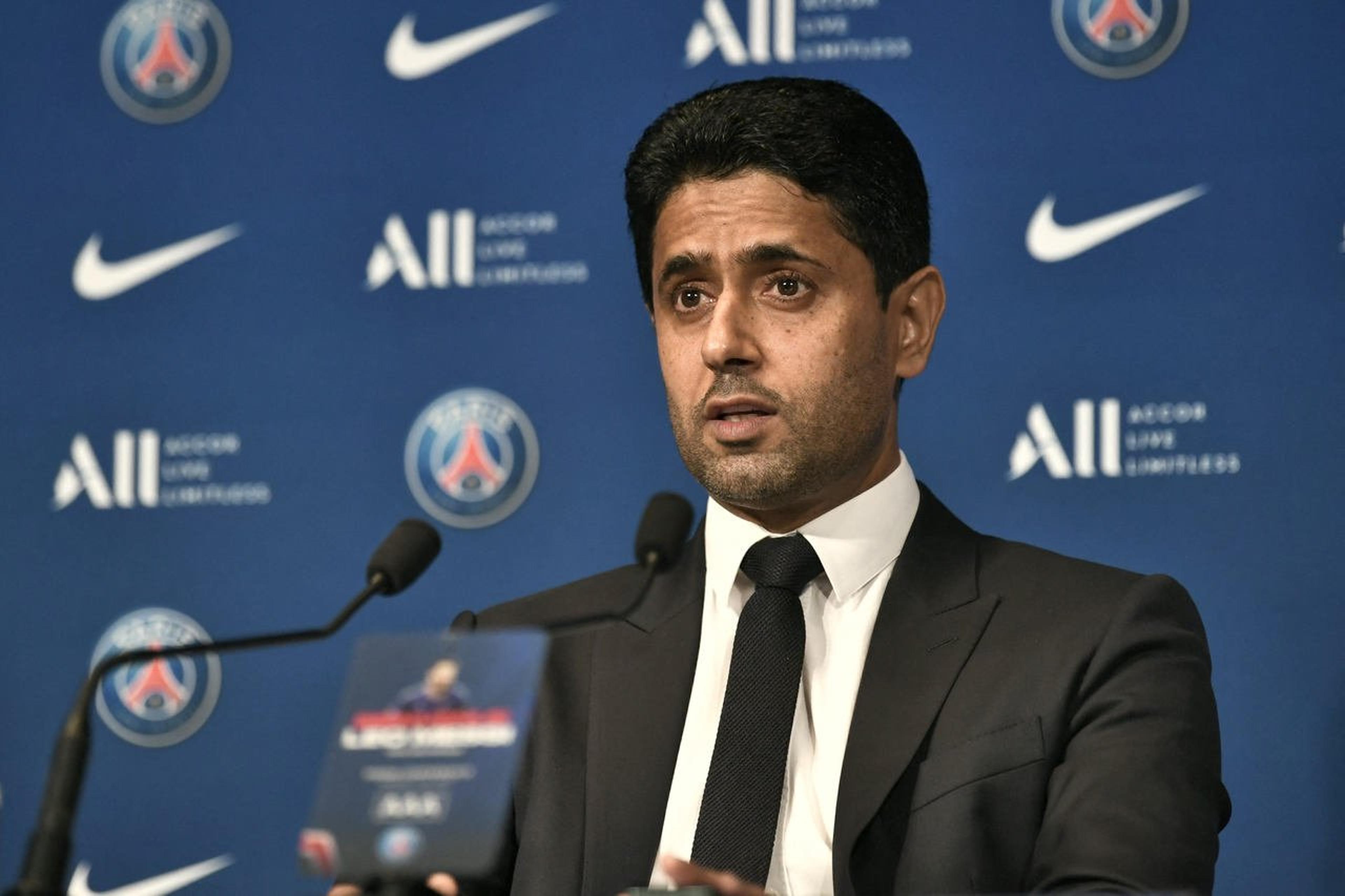 Nasser Al-Khelaïfi, presidente do PSG, comenta sobre a criação da Superliga Europeia: ‘Estava morta antes de ser anunciada’