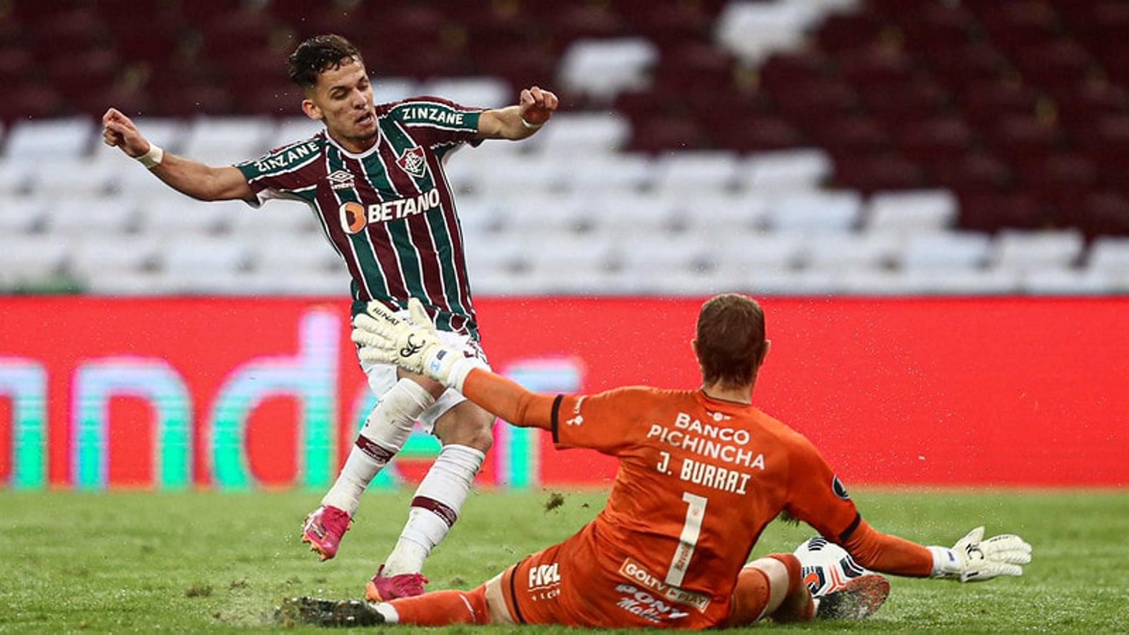 Fluminense sai na frente, leva a virada e busca empate contra o Barcelona-EQU pela Libertadores