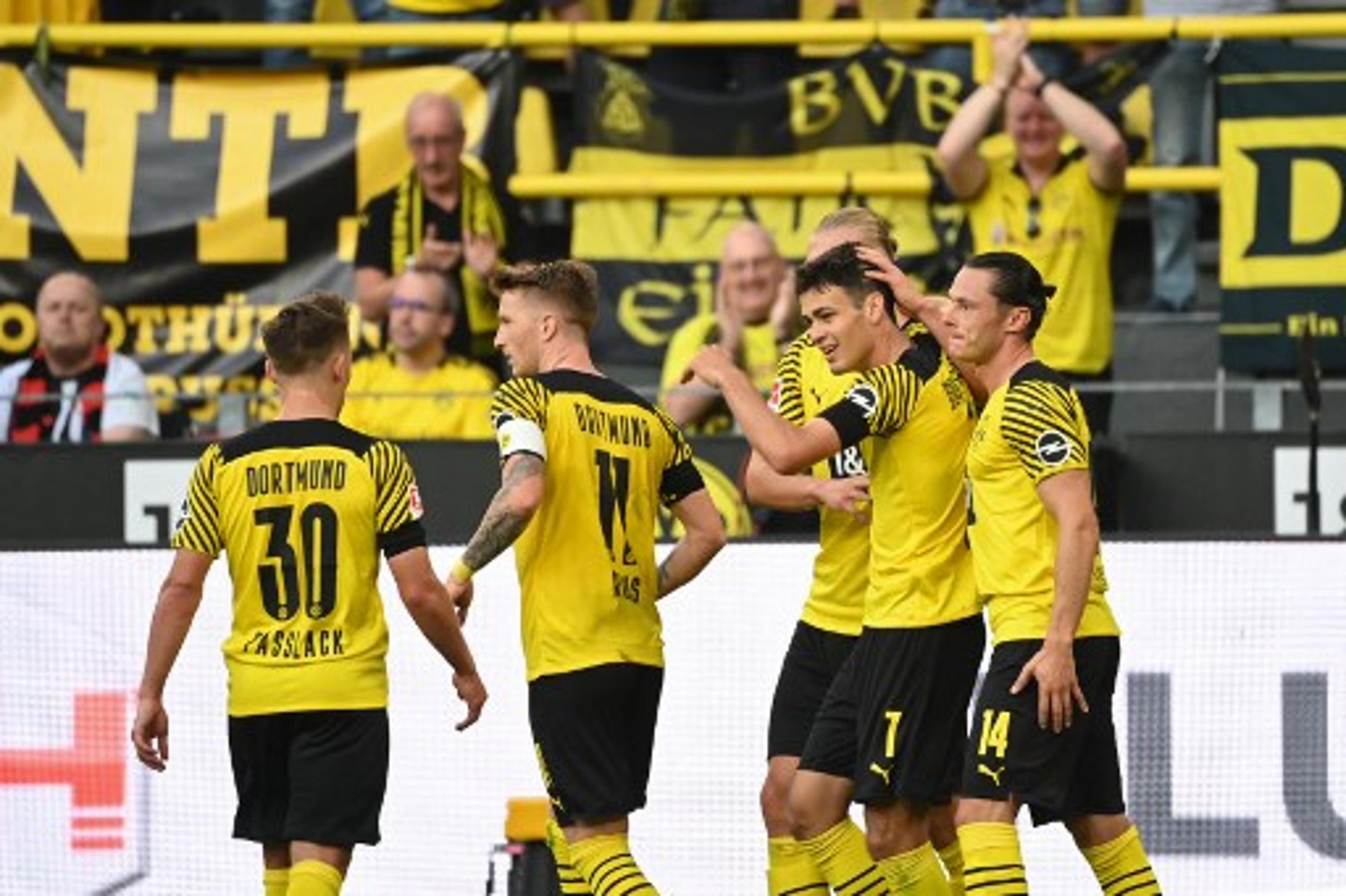 Borussia Dortmund estreia na Bundesliga com goleada sobre o Entracht Frankfurt