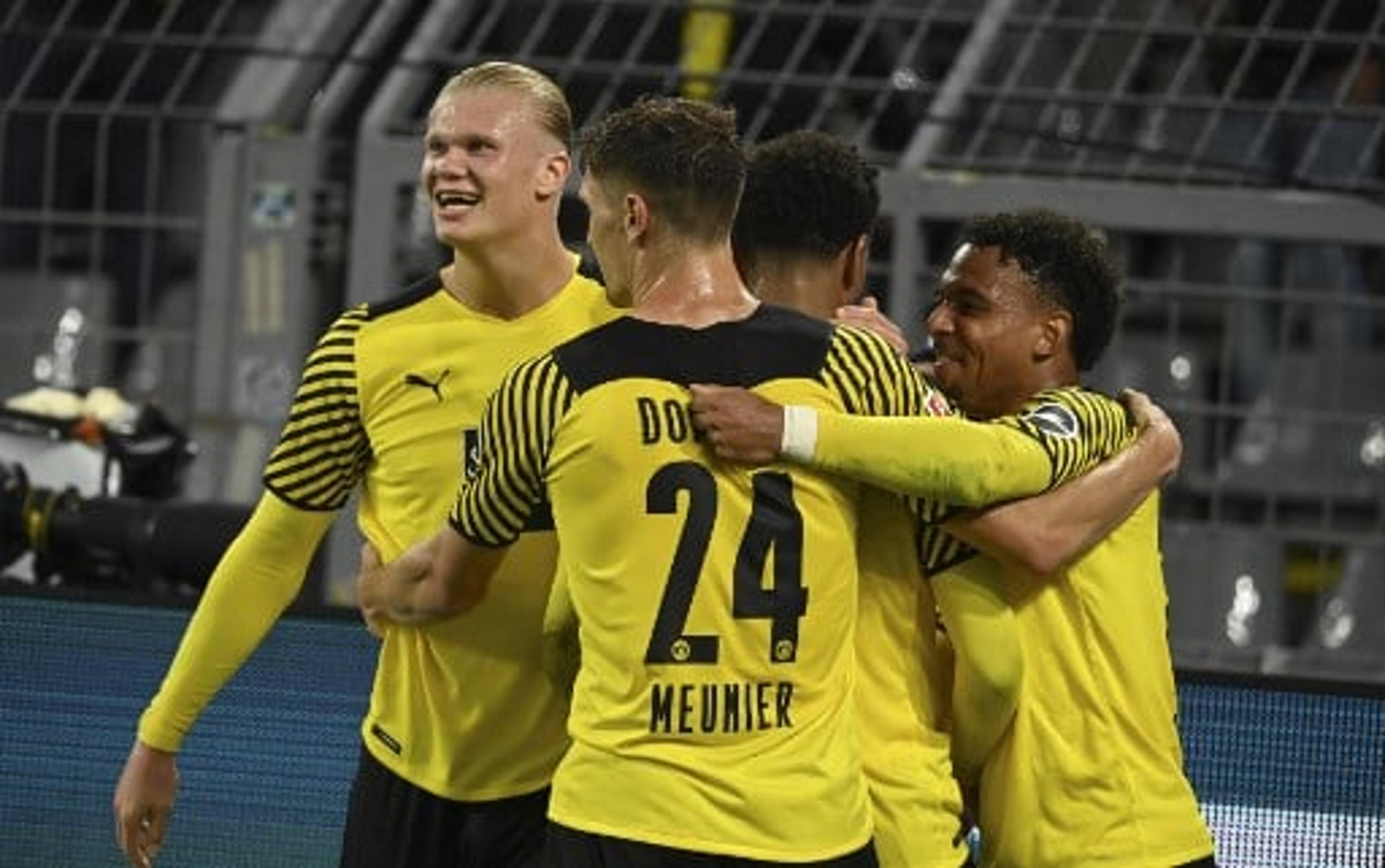 Borussia Dortmund marca com Haaland nos acréscimos e vence o Hoffenheim na Bundesliga