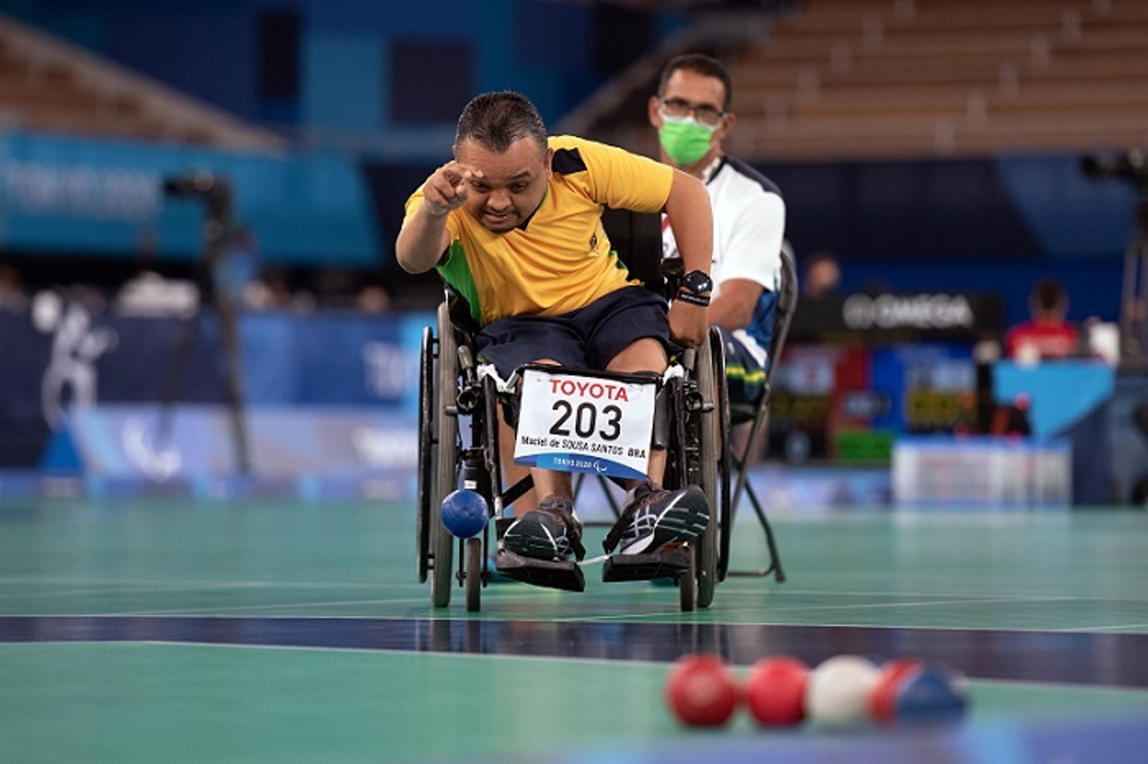 Maciel Santos vence e garante vaga na semifinal da bocha nos Jogos Paralímpicos de Tóquio