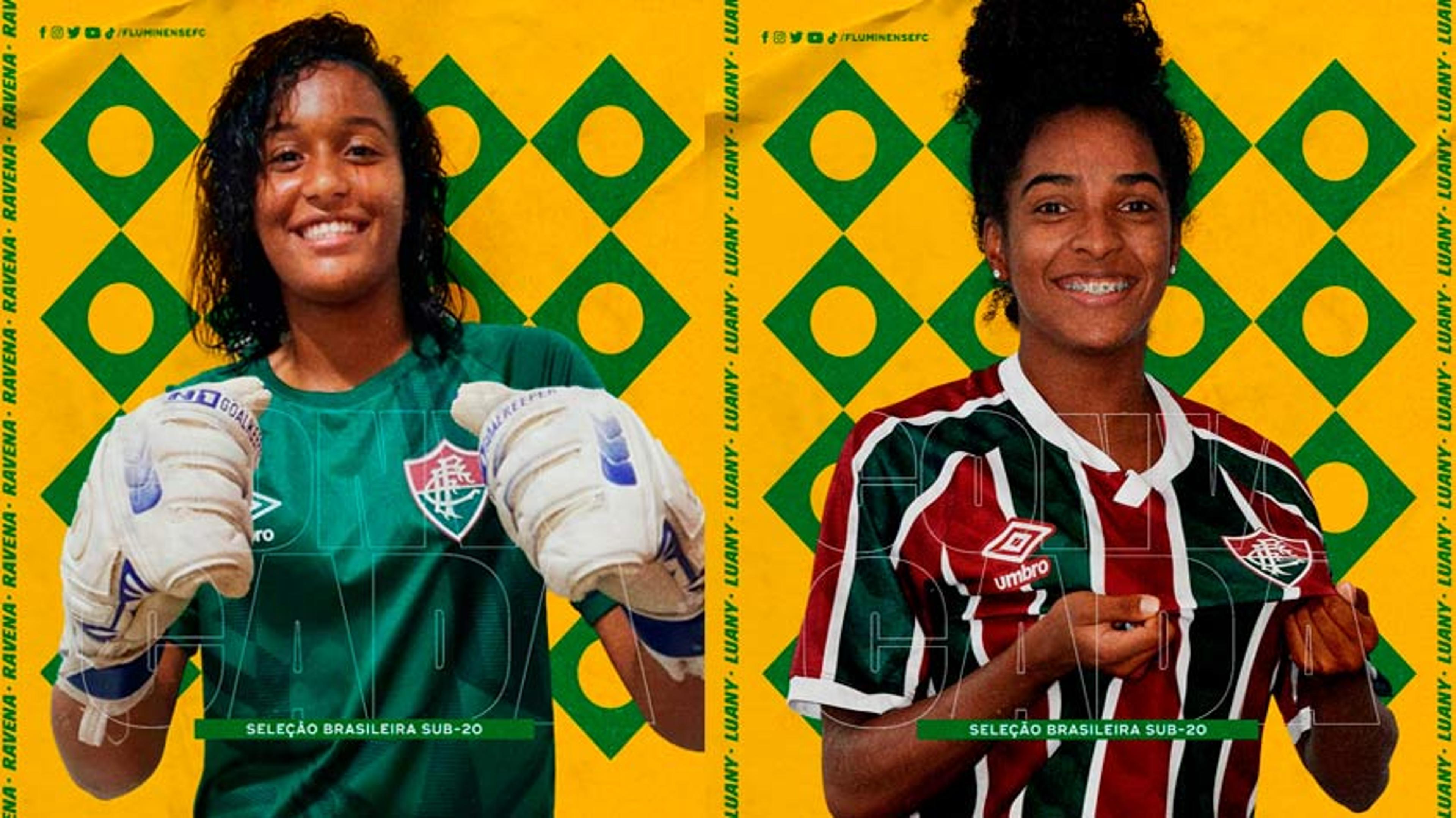 Seleção Brasileira de Futebol Feminino Sub-20 convoca duas atletas do Fluminense