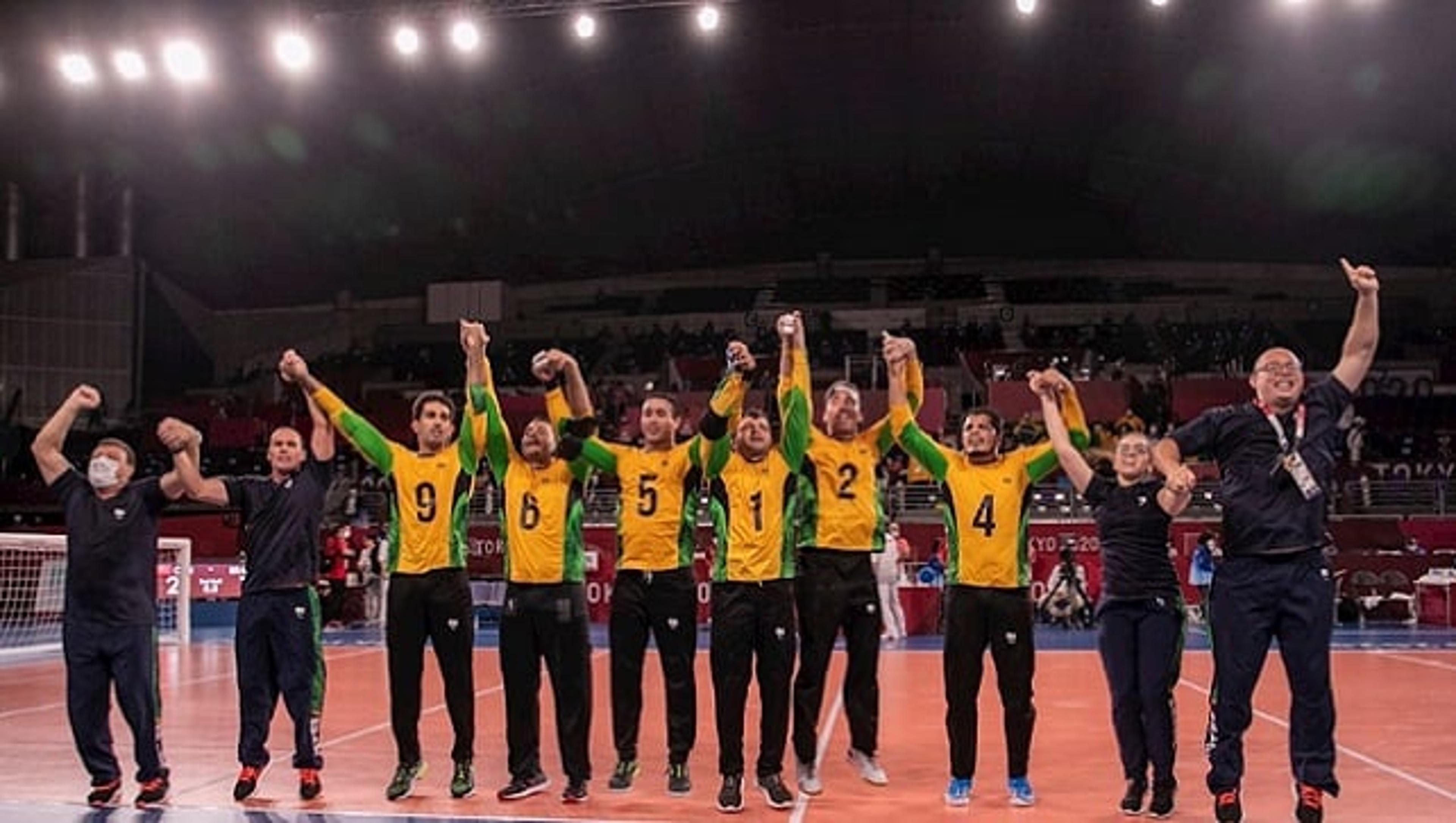 Brasil conquista medalha de ouro inédita no goalball nas Paralimpíadas