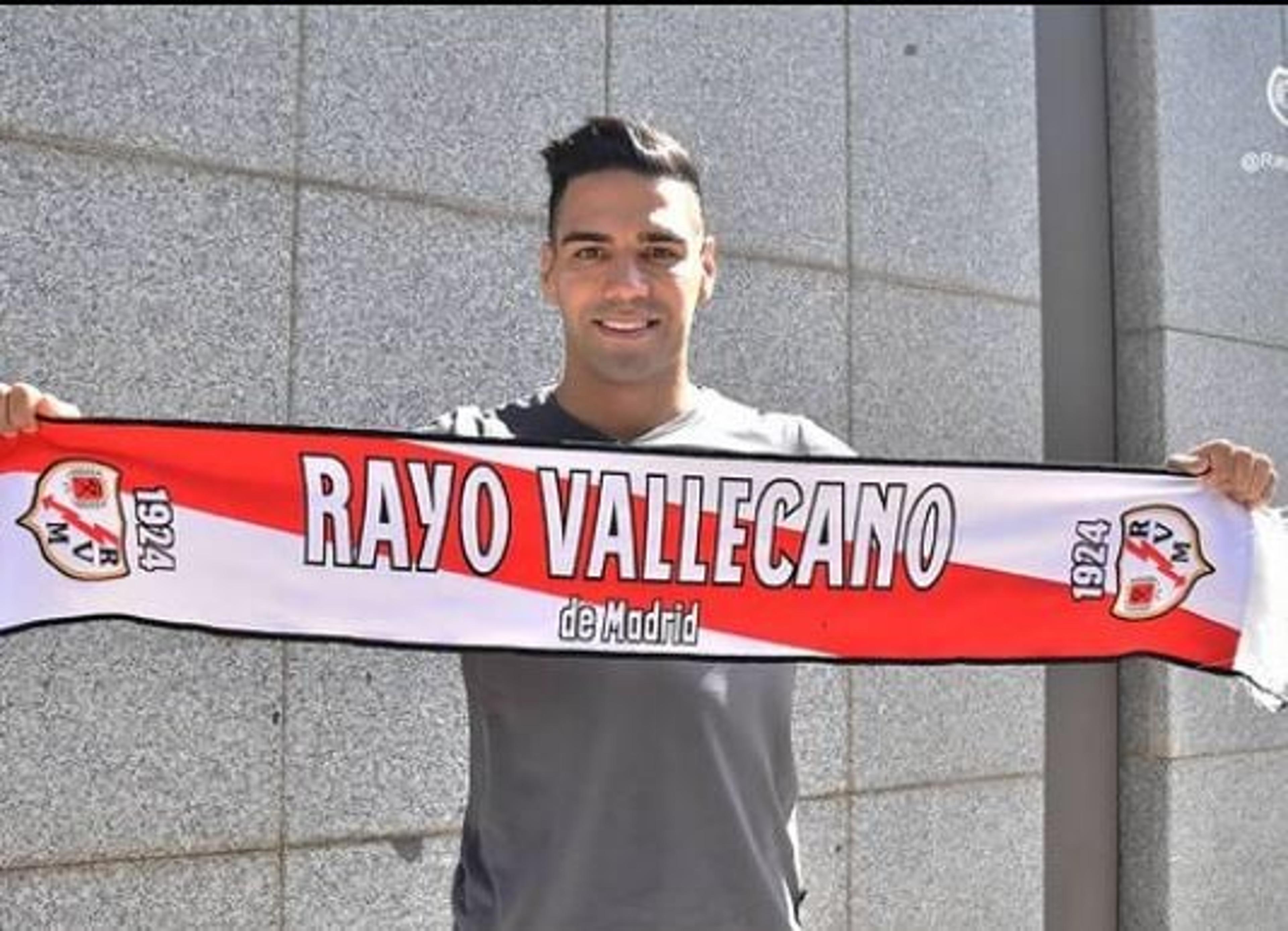 Falcao García vibra com chegada ao Rayo Vallecano; confira