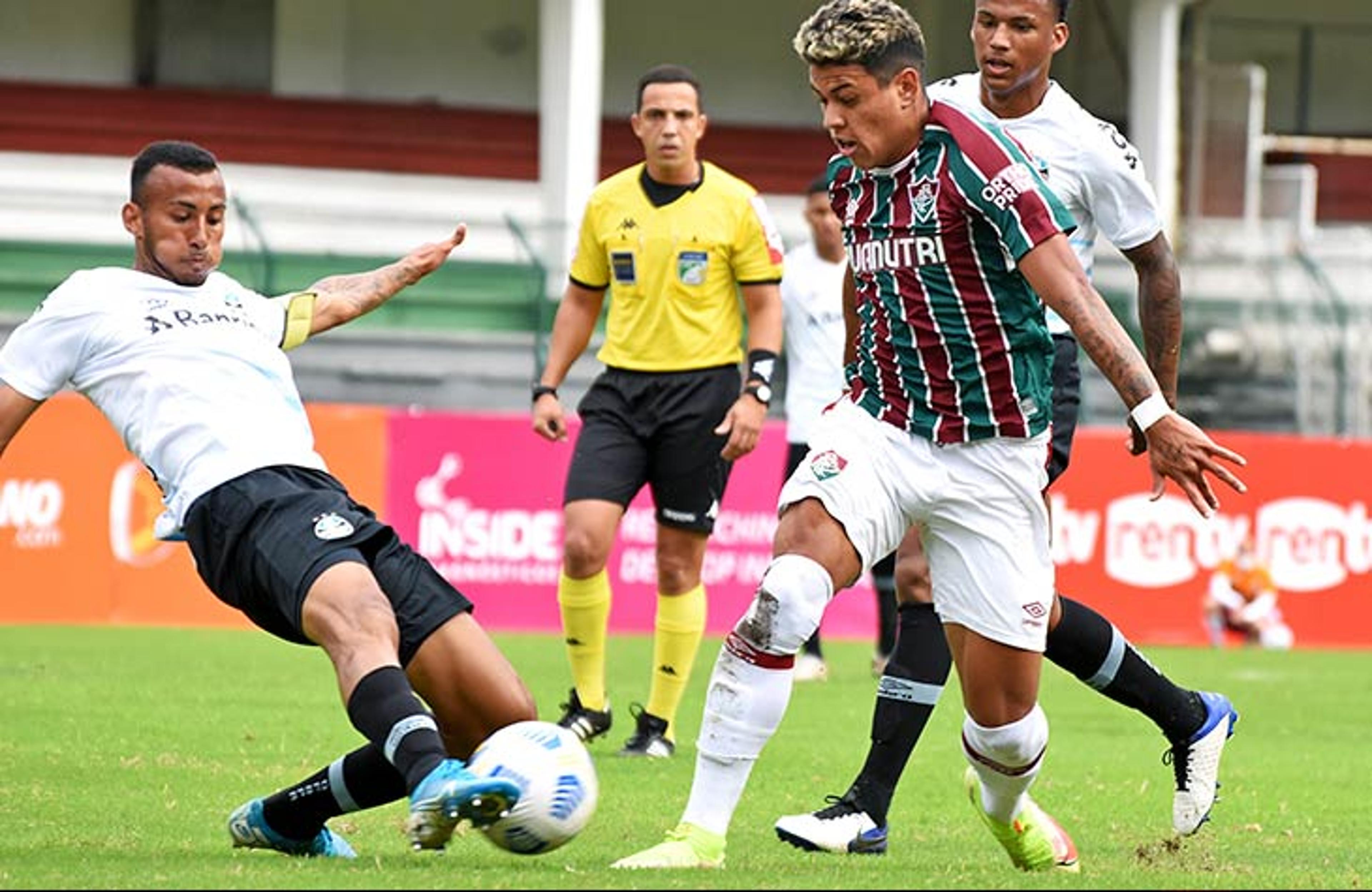 Fluminense perde para o Grêmio em Laranjeiras e é eliminado do Brasileiro sub-20