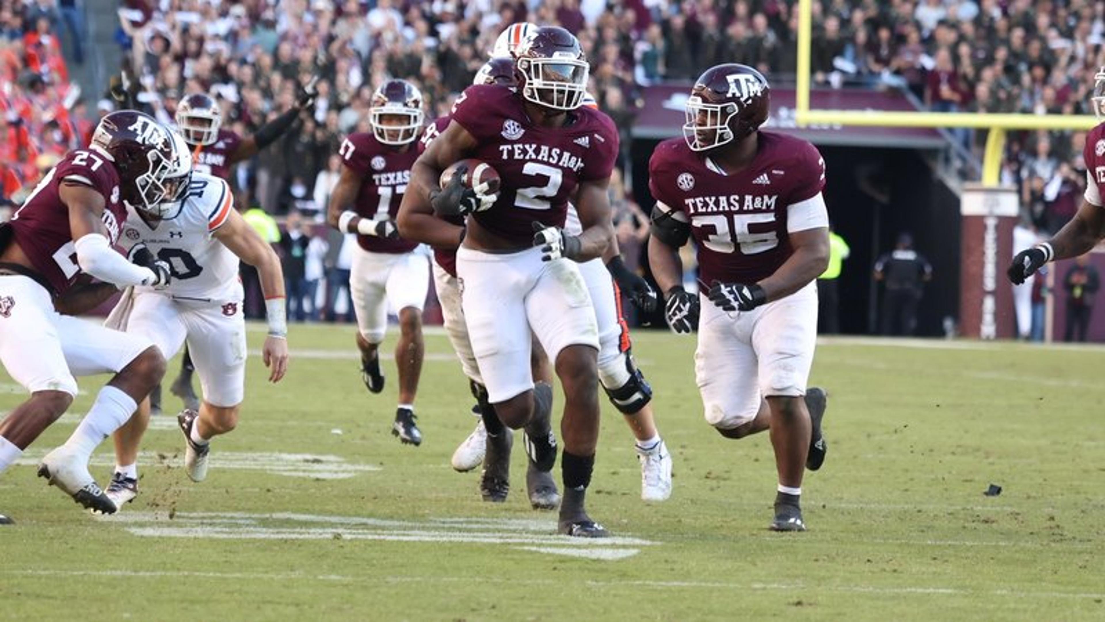 College Football: veja como Texas A&M deslanchou no fim para vencer Auburn em clássico da SEC