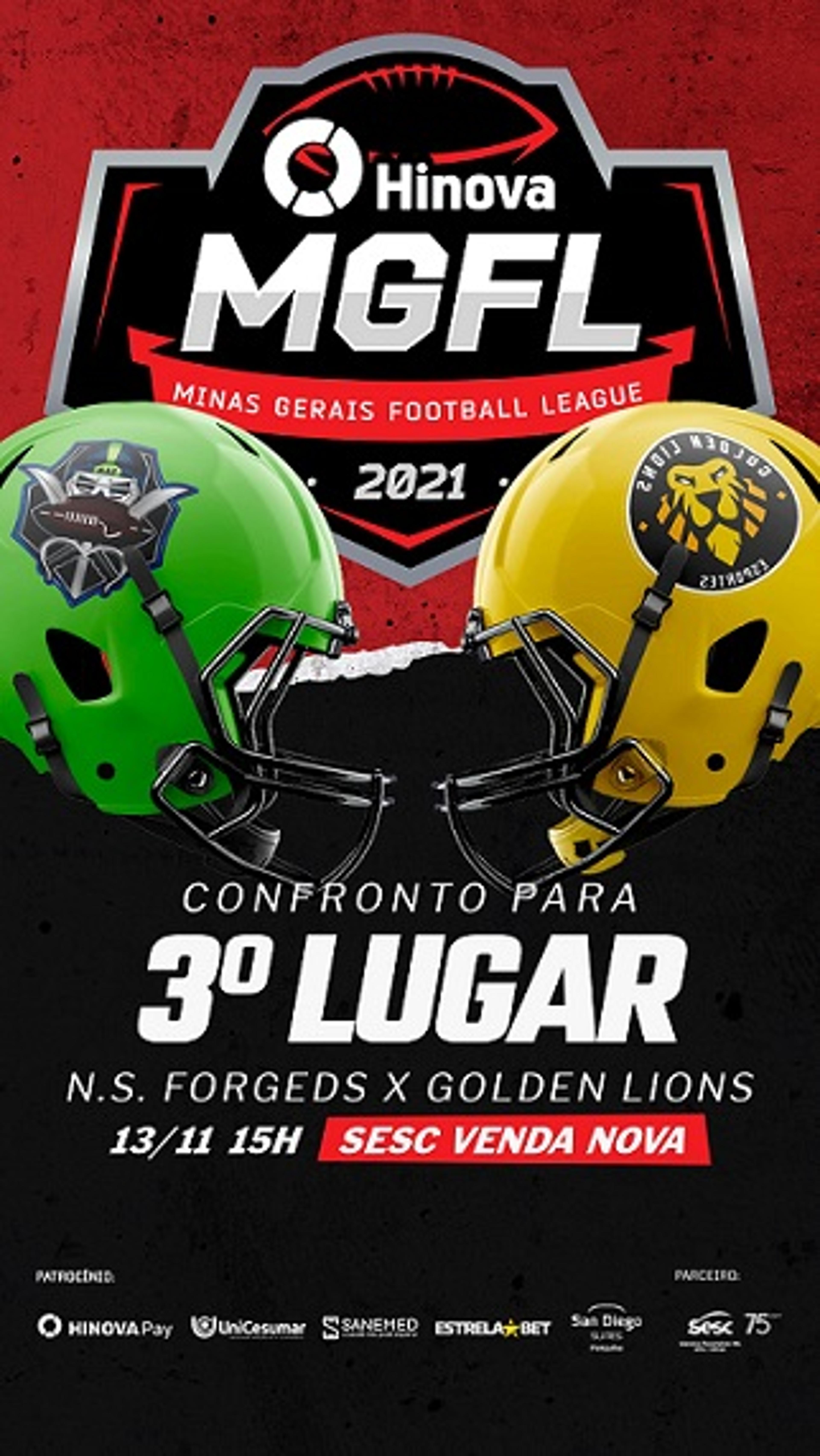 Análise: Números indicam favoritismo do Nova Serrana Forgeds no duelo pelo 3º lugar da Liga MGFL Hinova contra os Golden Lions