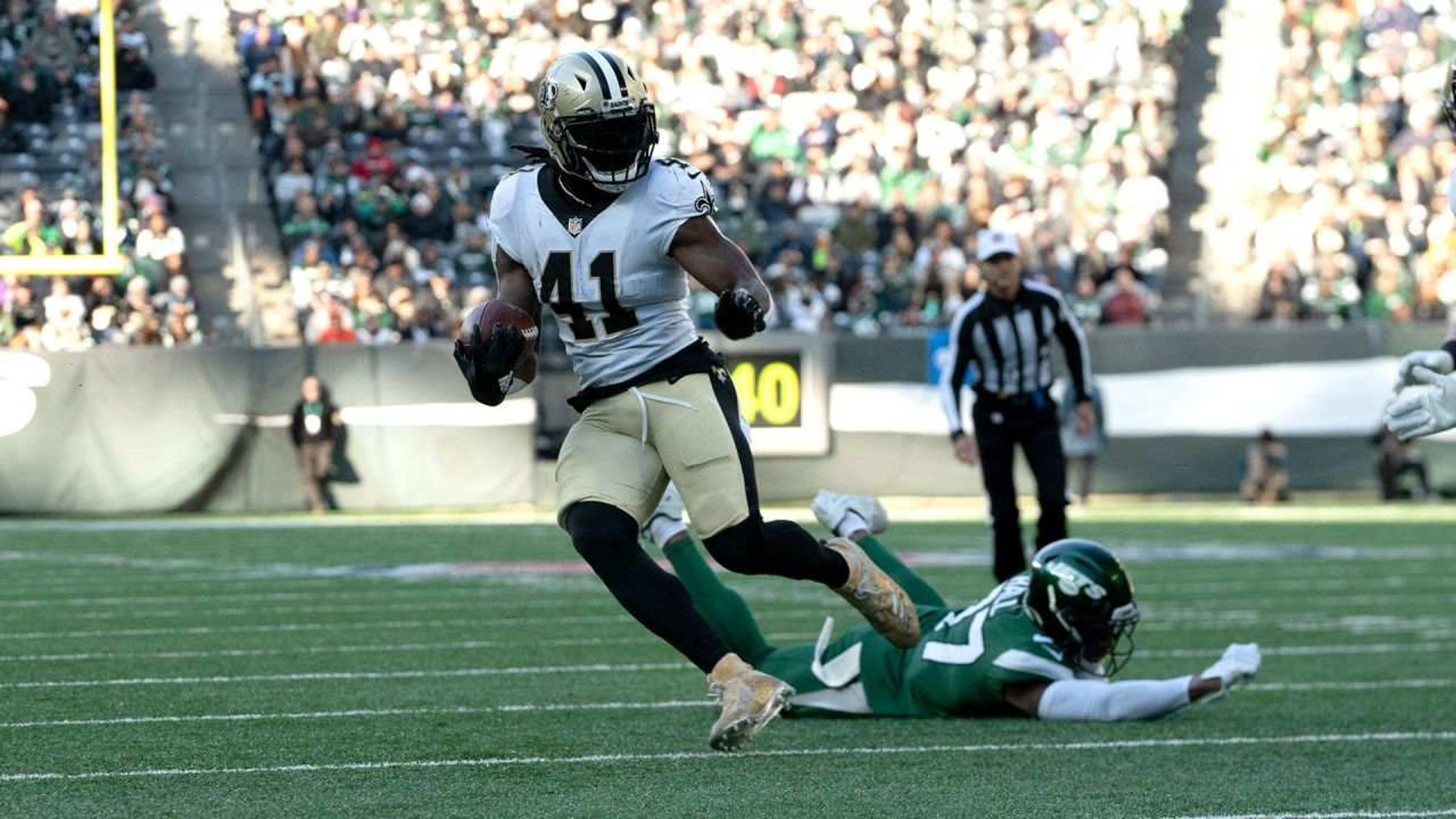 New Orleans Saints usa força terrestre, passa pelo New York Jets e acaba com sequência negativa