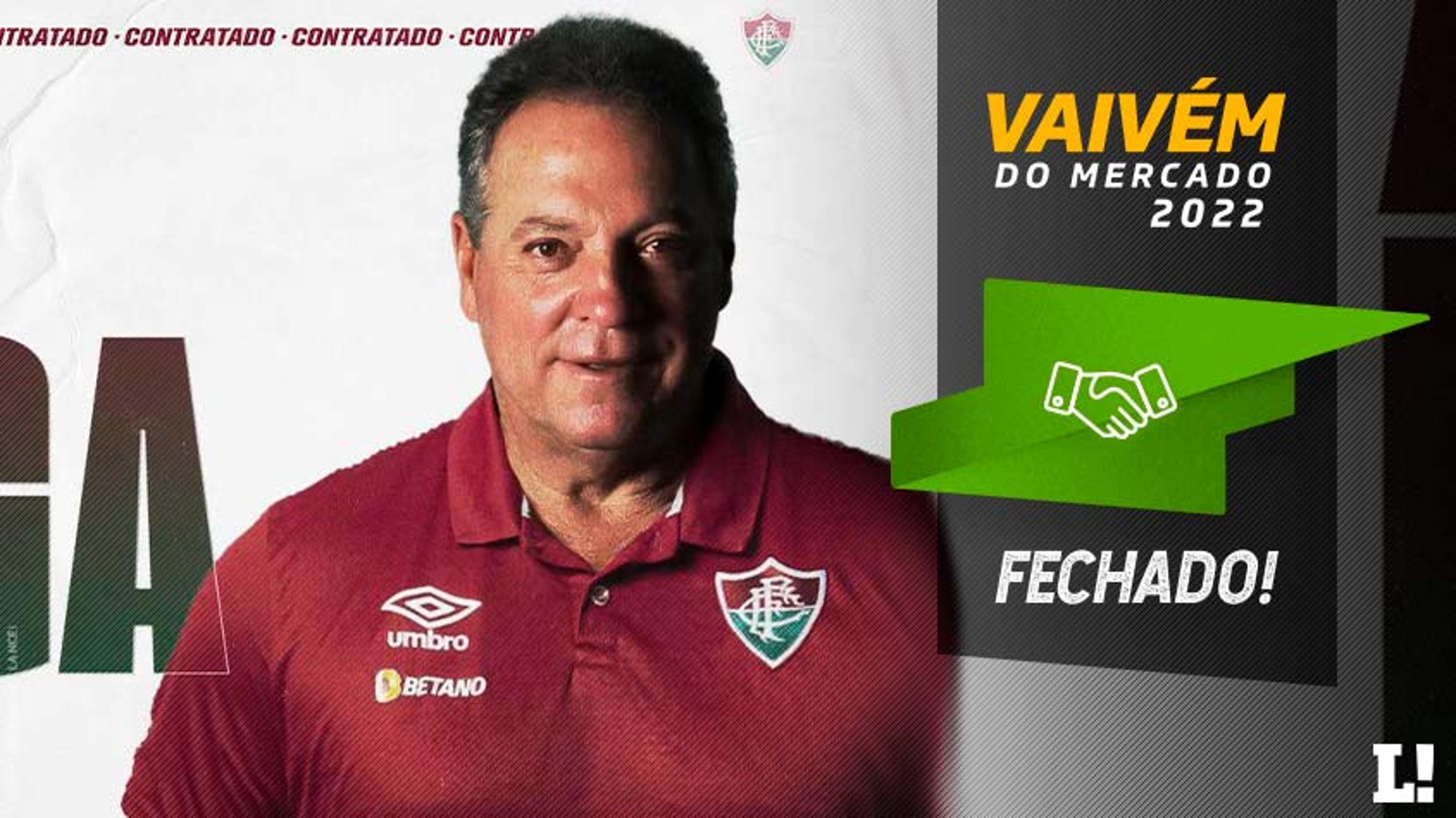 Fluminense anuncia a contratação do técnico Abel Braga