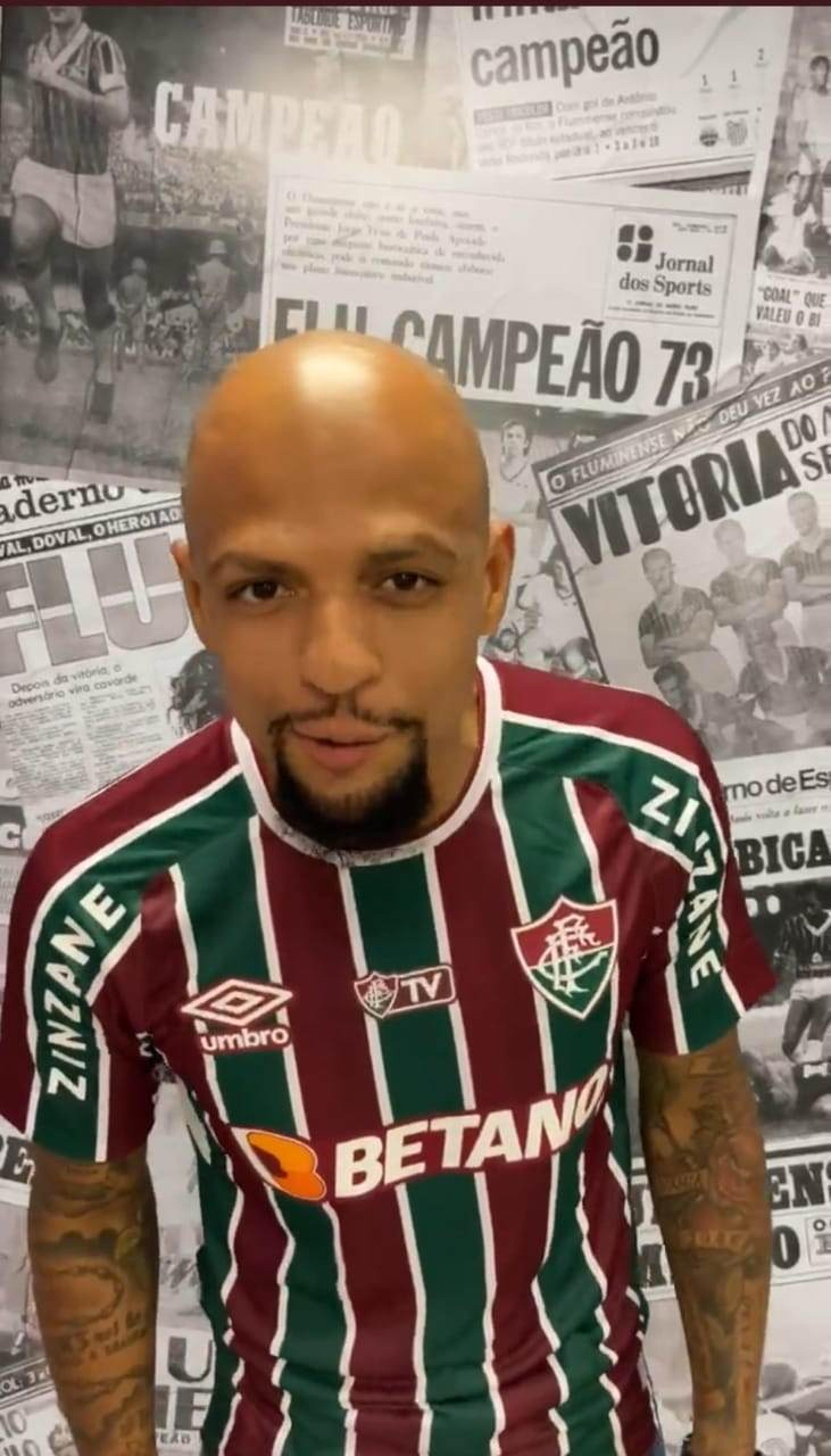 Vídeo de Felipe Melo viraliza em rede social e faz Fluminense alcançar topo do ranking de visualizações