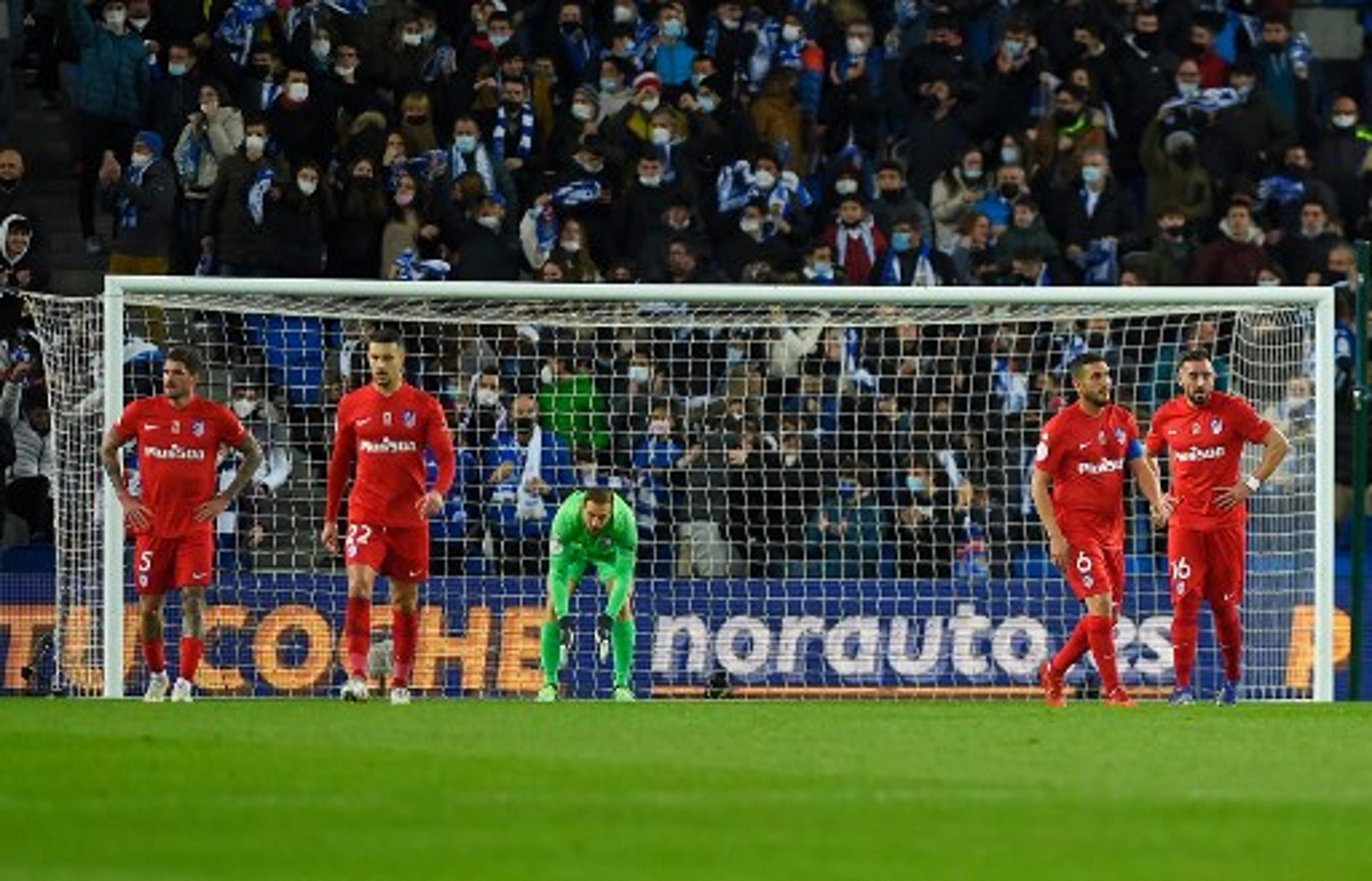 Felipe falha, Real Sociedad vence e elimina Atlético de Madrid na Copa do Rei