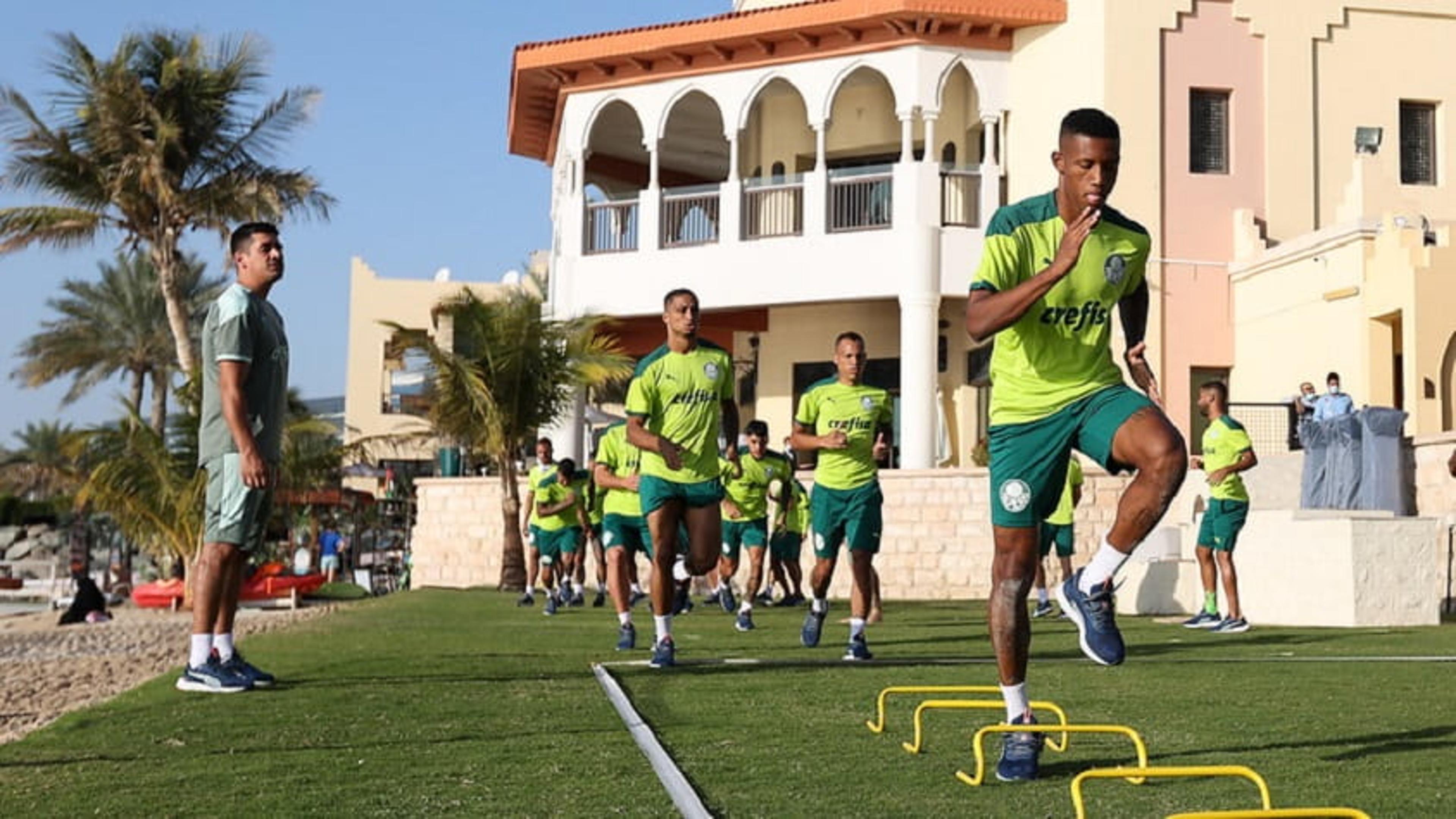 Palmeiras utiliza instalações do hotel para segundo período de treinos do dia em Abu Dhabi