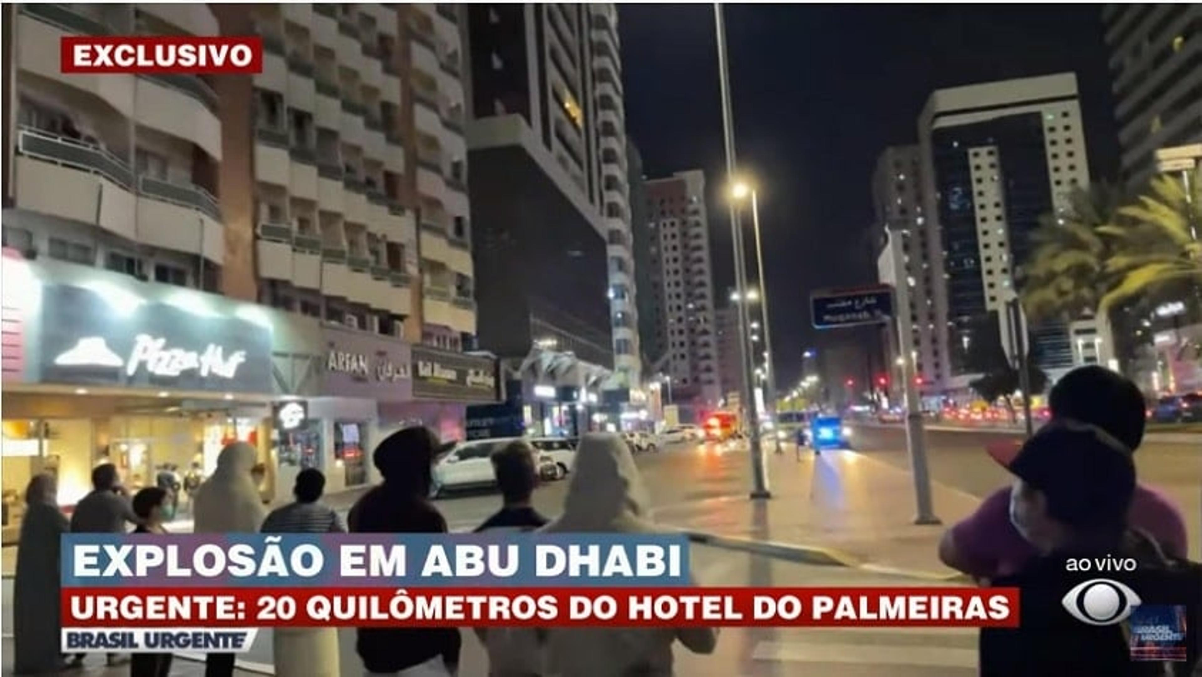 Brasileiro relata o que viu de explosão em Abu Dhabi, mas acalma: ‘Parecia por gás de cozinha’