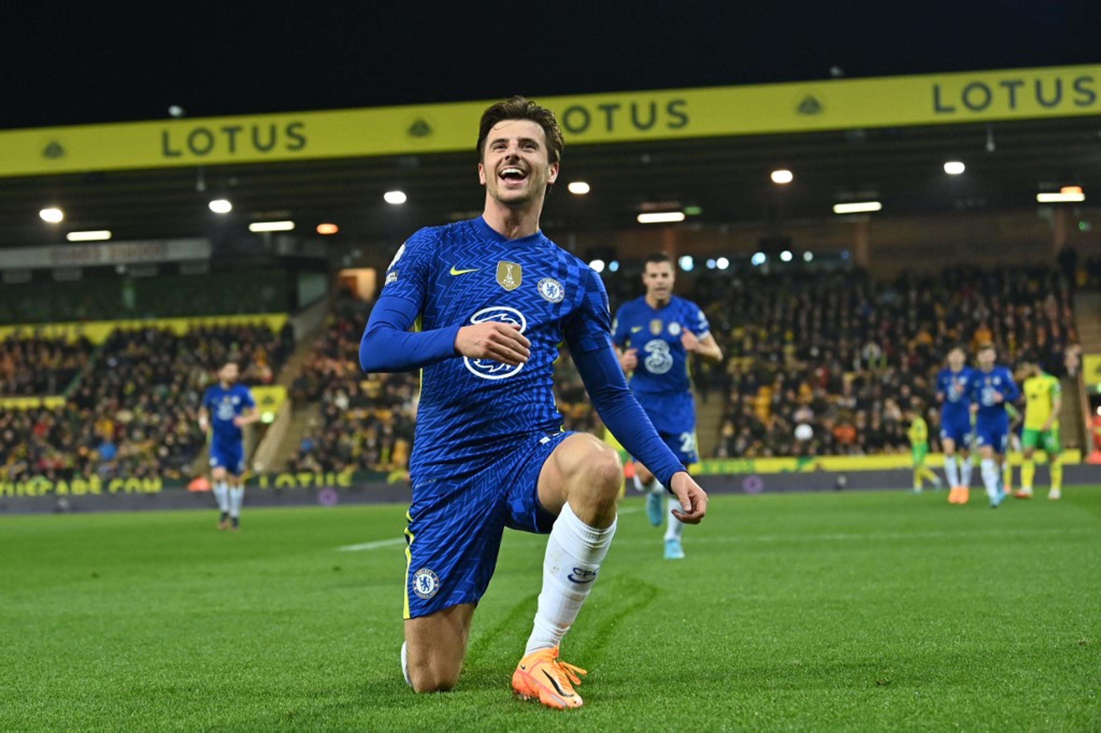 Sem sustos, Chelsea vence Norwich pela Premier League