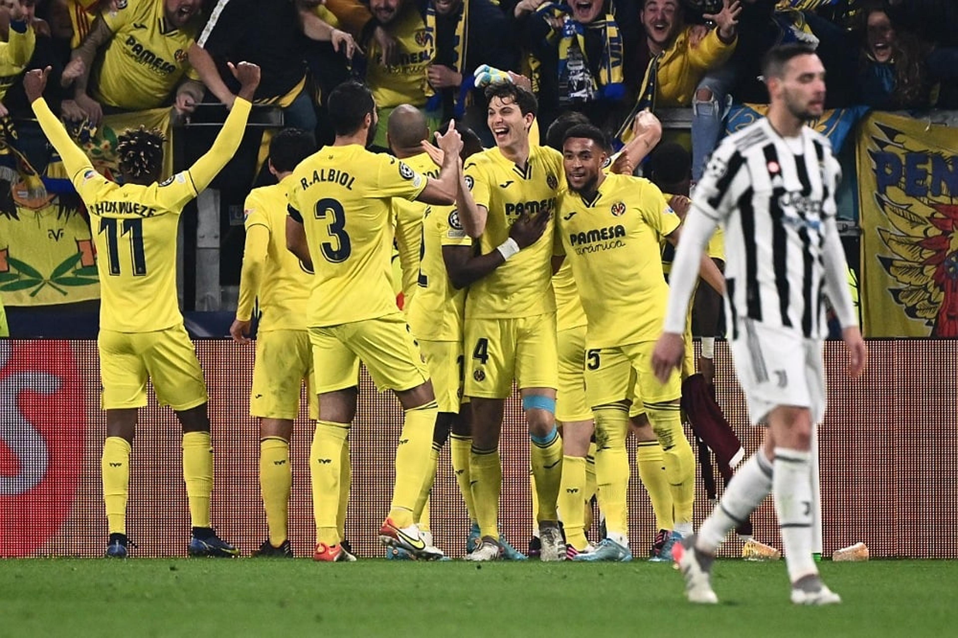 Villarreal faz história, vence a Juventus fora de casa e avança às quartas de final da Champions