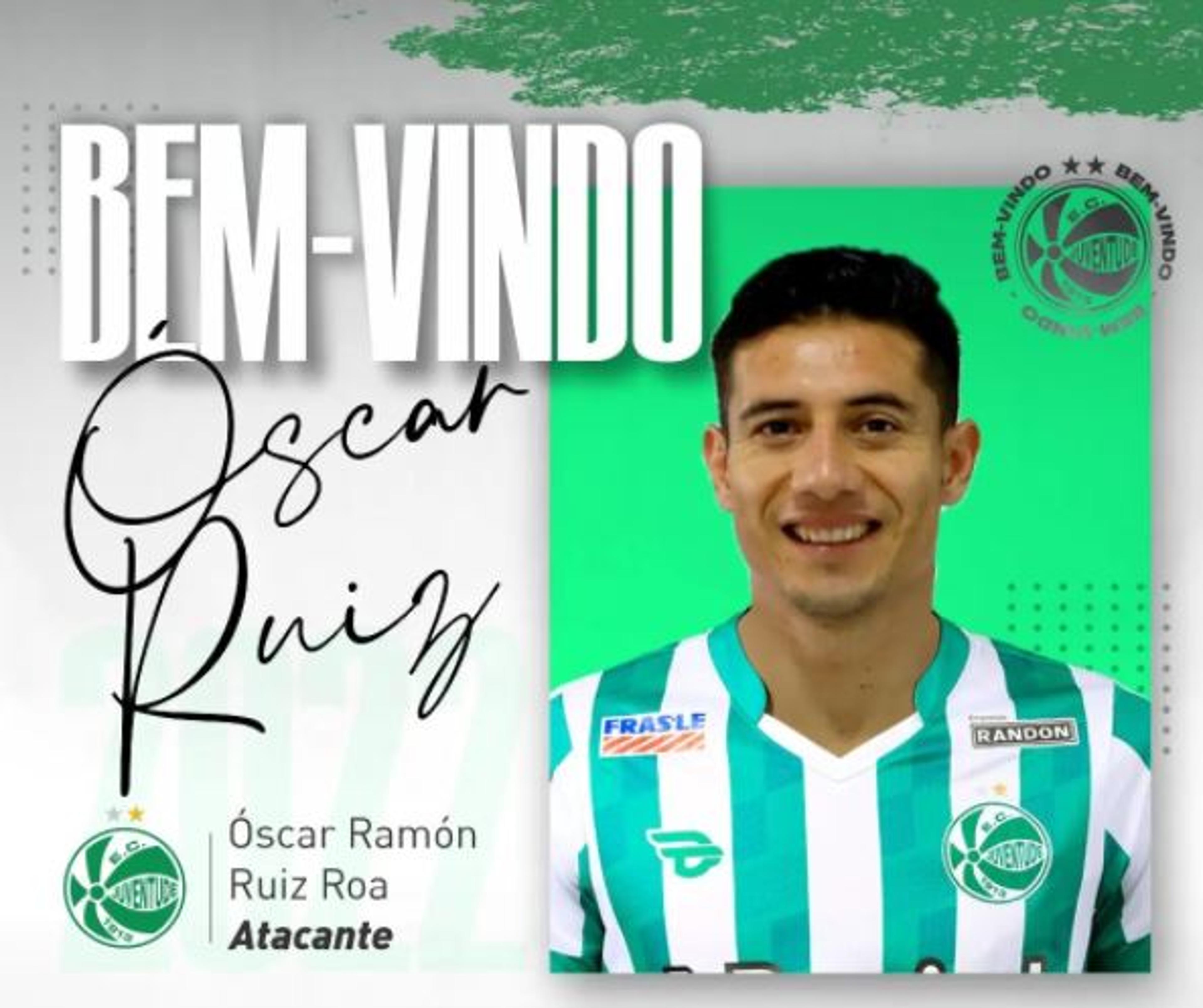 Óscar Ruiz é anunciado como novo reforço do Juventude