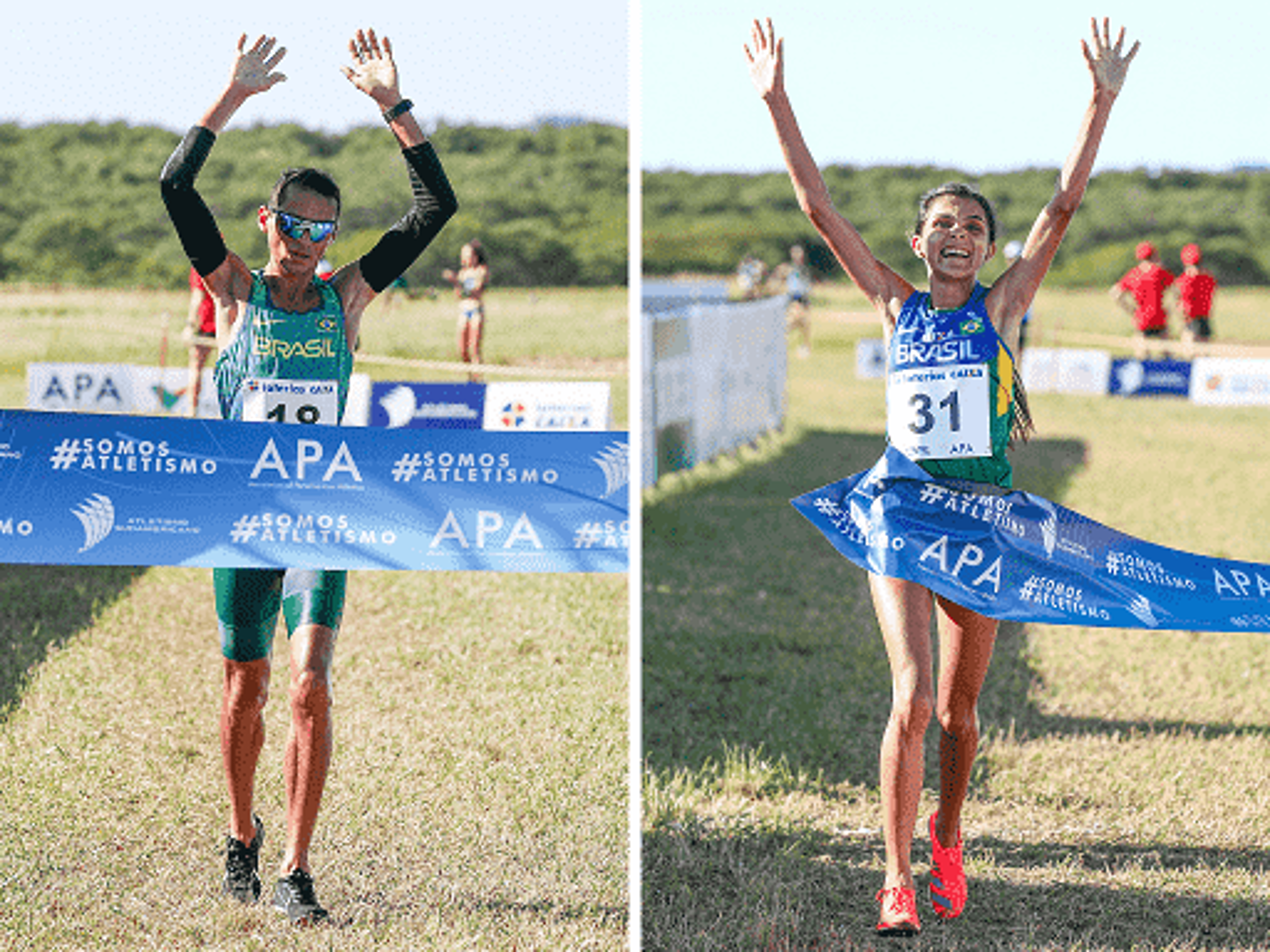 Wendell e Maria Lucineida são campeões pan e sul-americanos de cross country