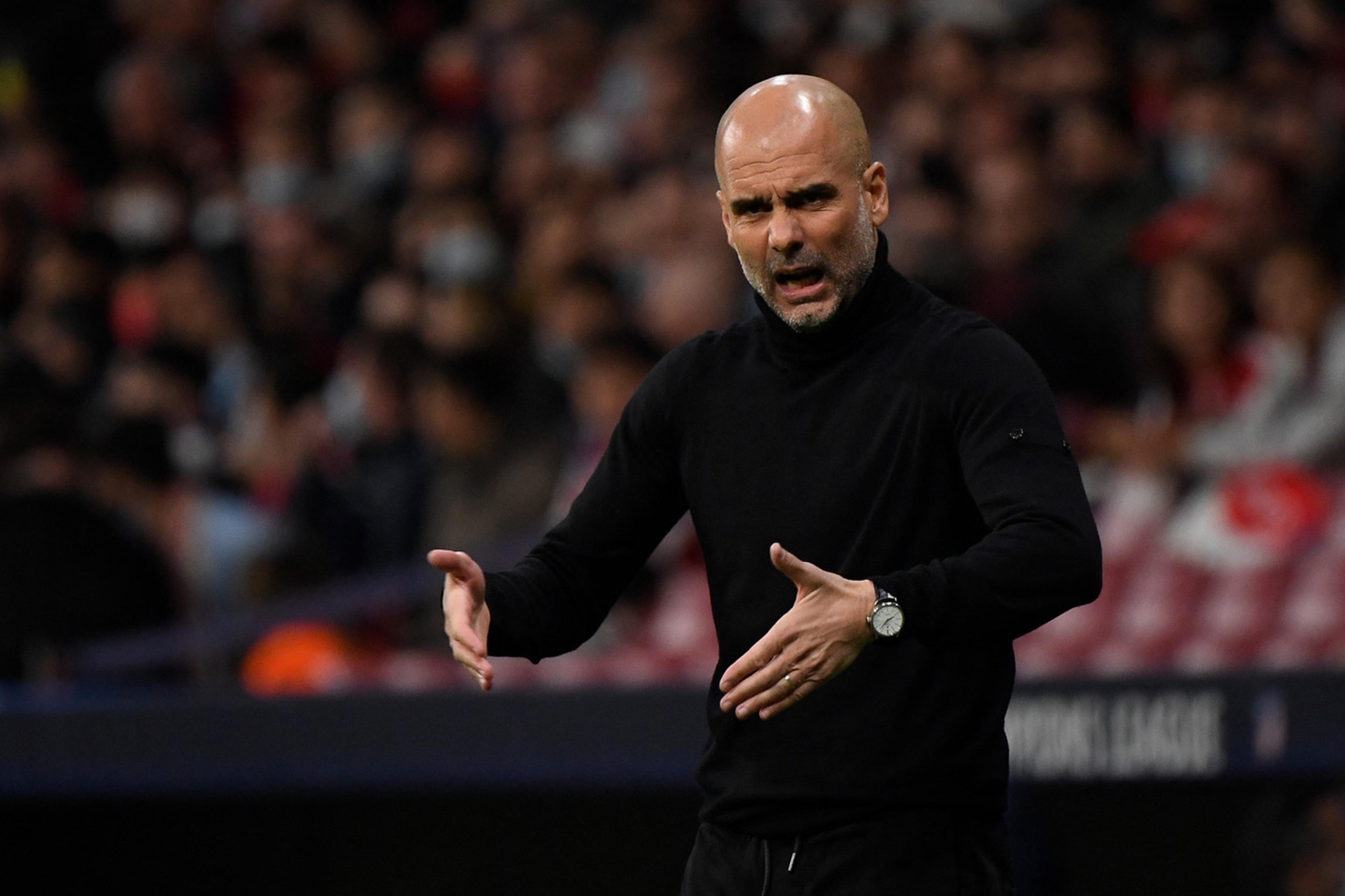 Guardiola critica atuação do Manchester City contra o Atlético de Madrid: ‘Poderíamos ser eliminados’