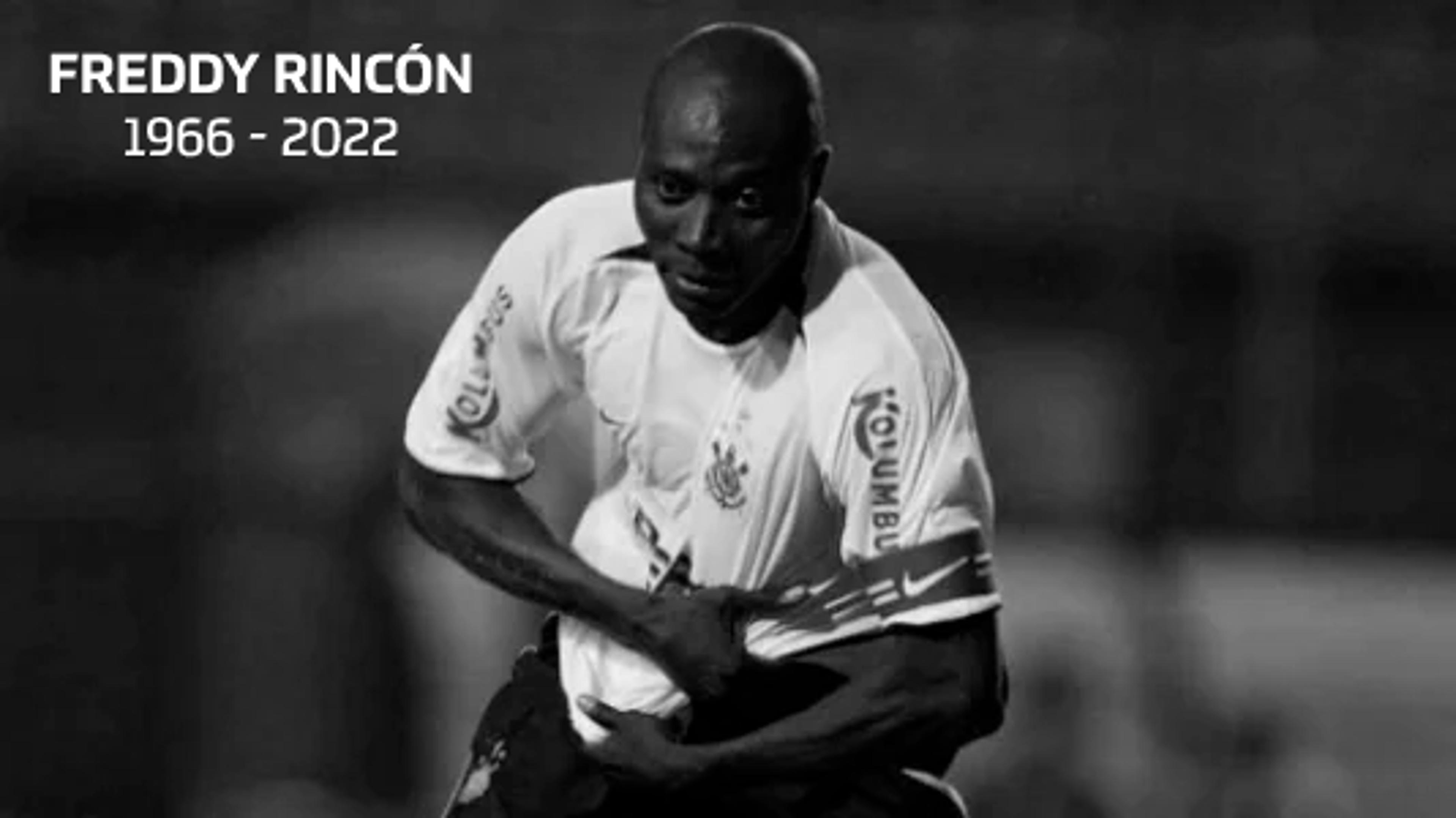 Clubes e personalidades do esporte lamentam a morte do ex-jogador Freddy Rincón, ídolo do Corinthians