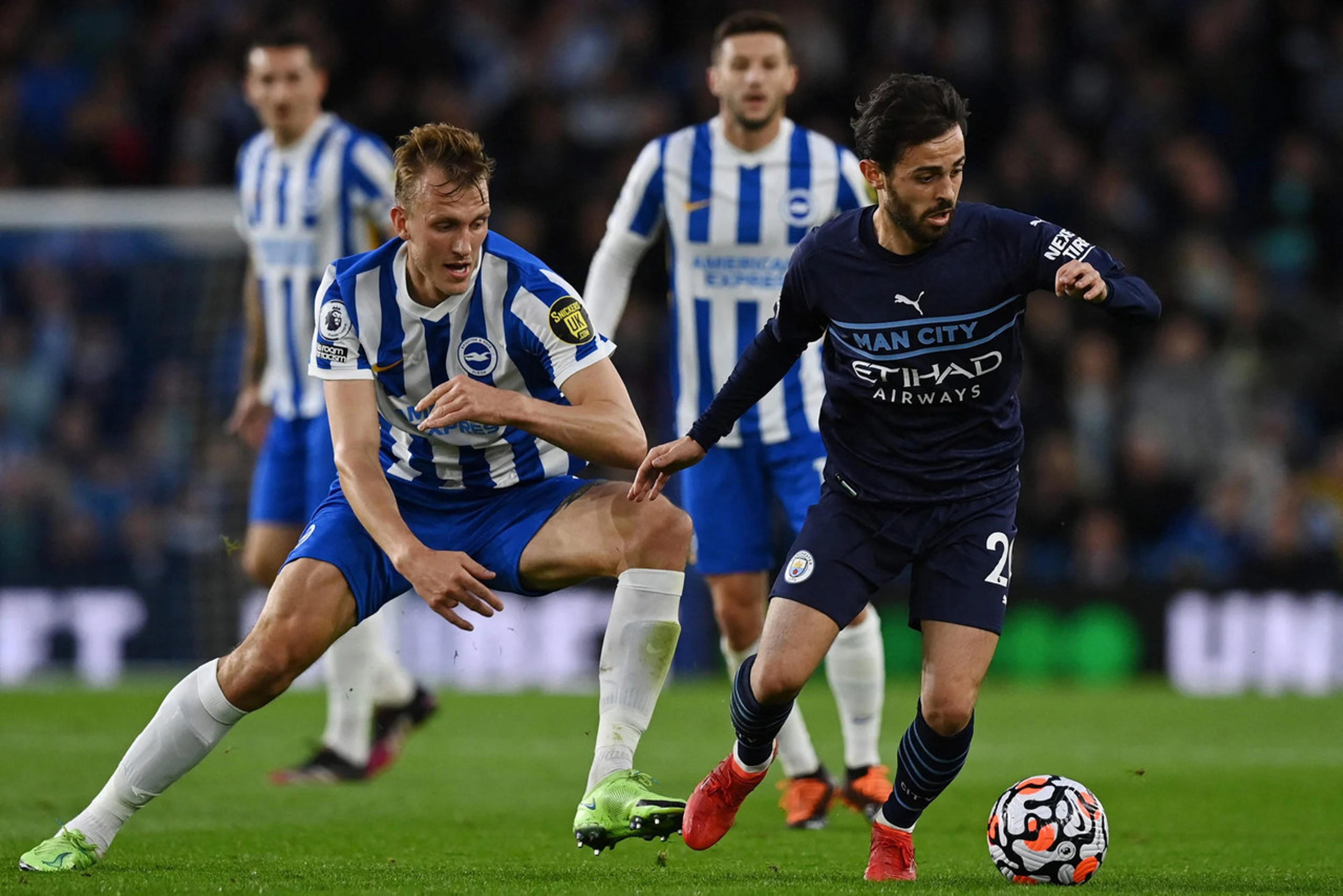 Manchester City x Brighton: onde assistir, horário e escalações do jogo do Campeonato Inglês