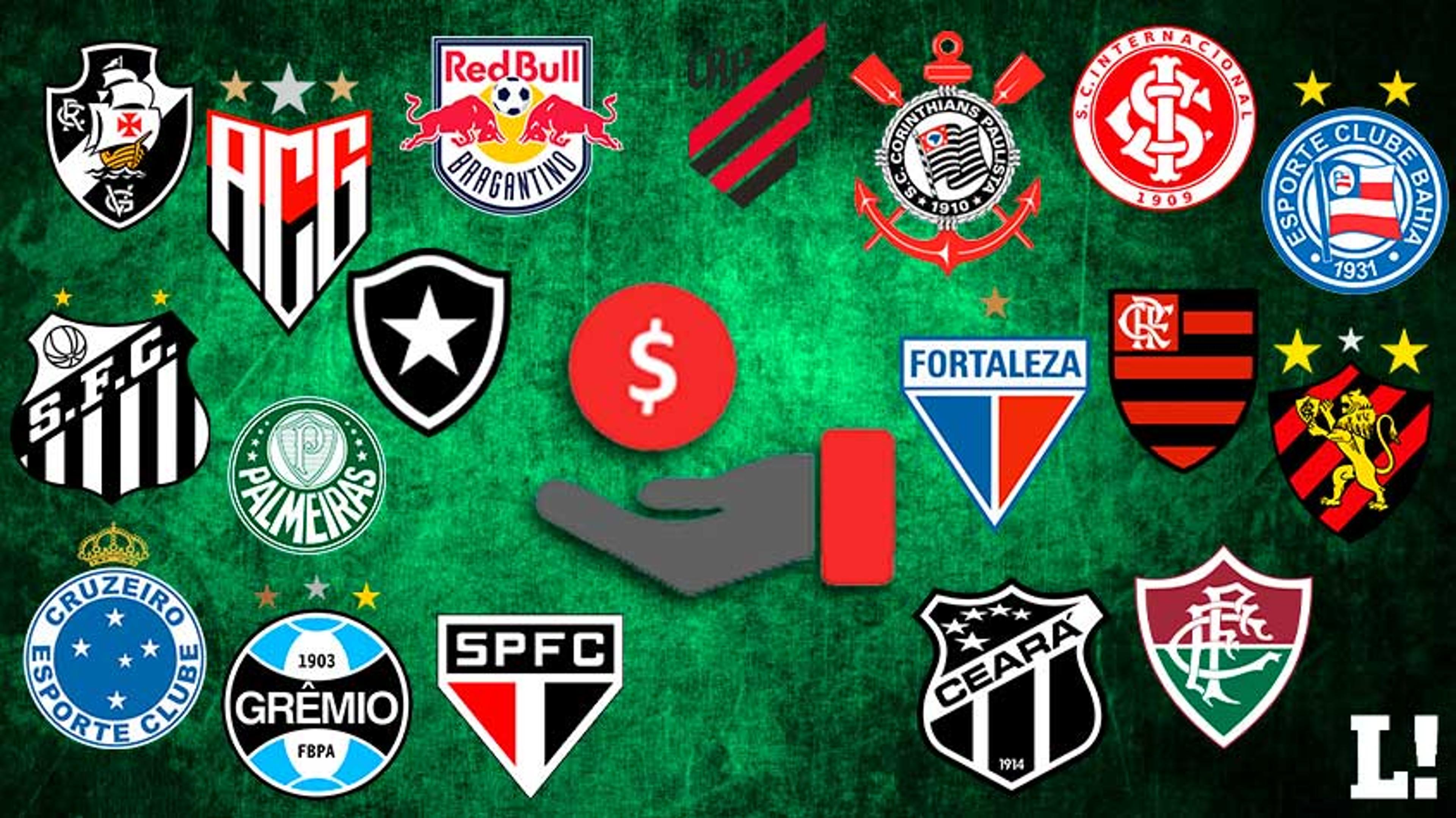 Levantamento mostra a dívida total de 20 clubes do Brasil; veja aqui