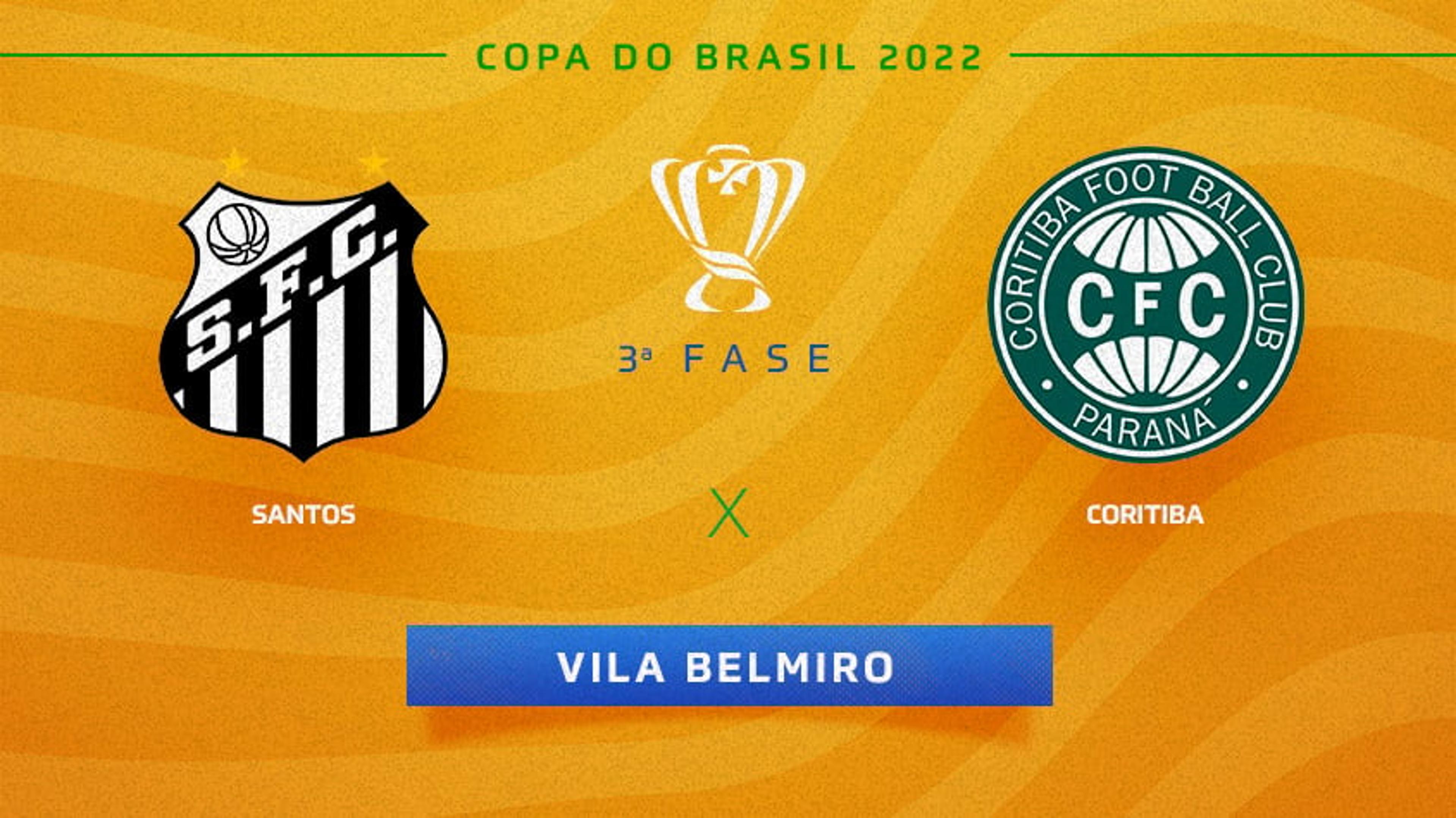 Santos x Coritiba: Confira as prováveis escalações, desfalques e onde assistir jogo da Copa do Brasil