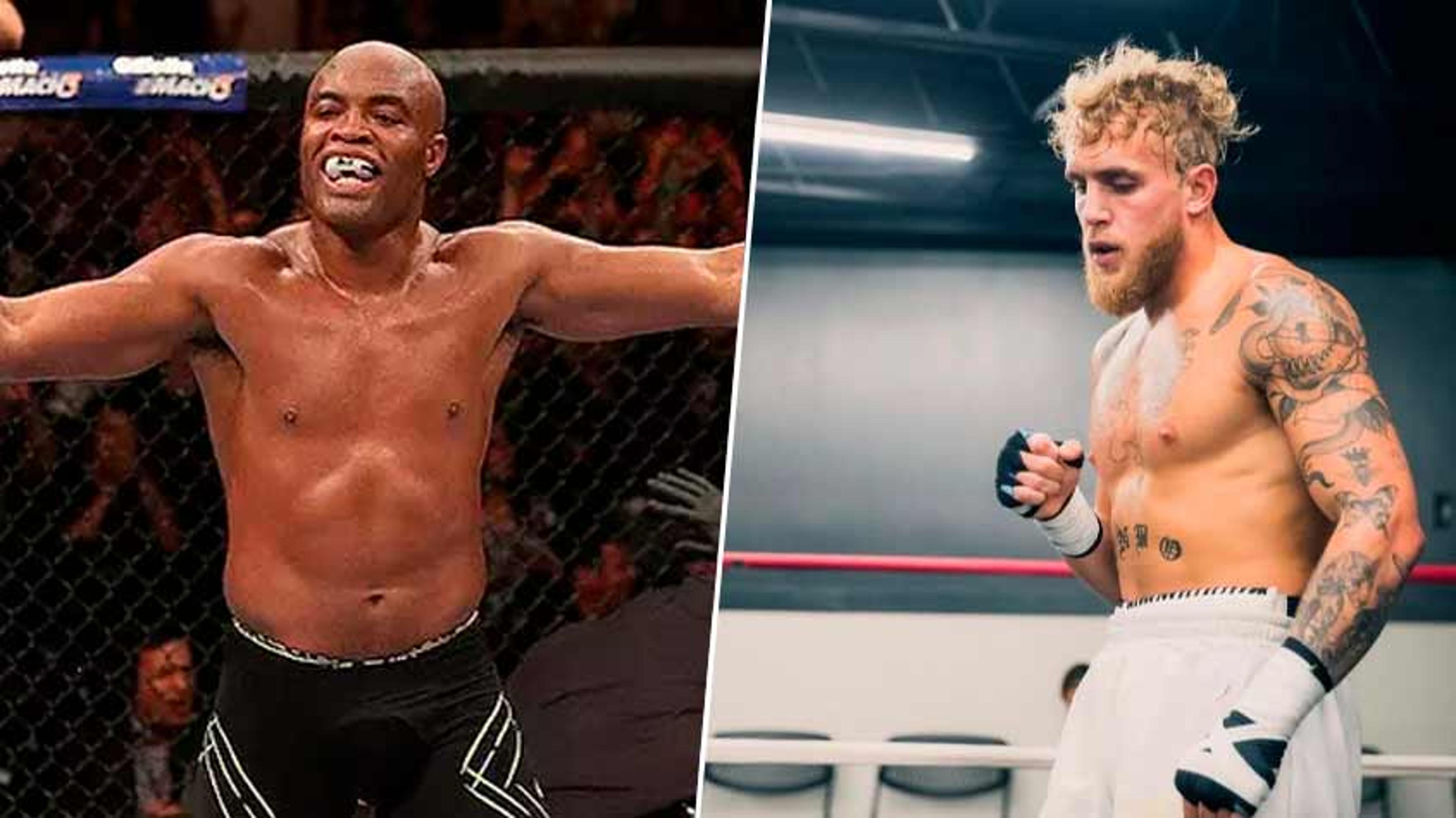 Jake Paul desafia Anderson Silva para uma luta e faz provocação ao ex-campeão do UFC