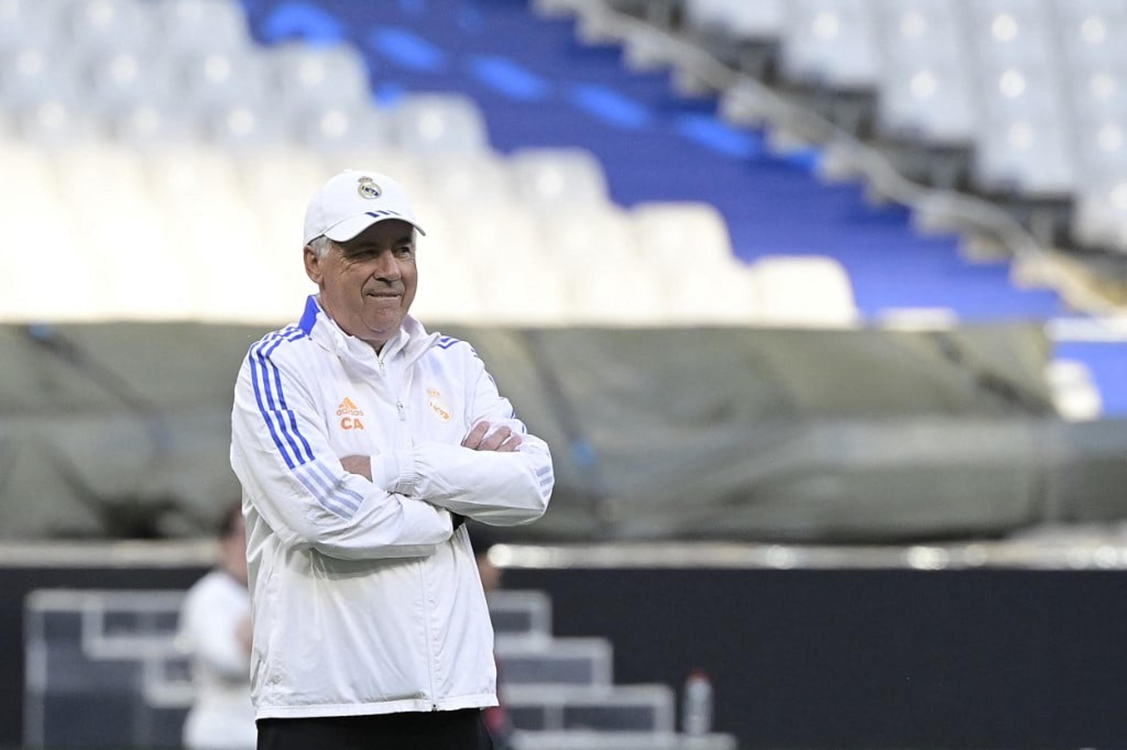 ‘Mister Champions’, Carlo Ancelotti, técnico do Real Madrid, fala sobre experiência em finais e faz alerta