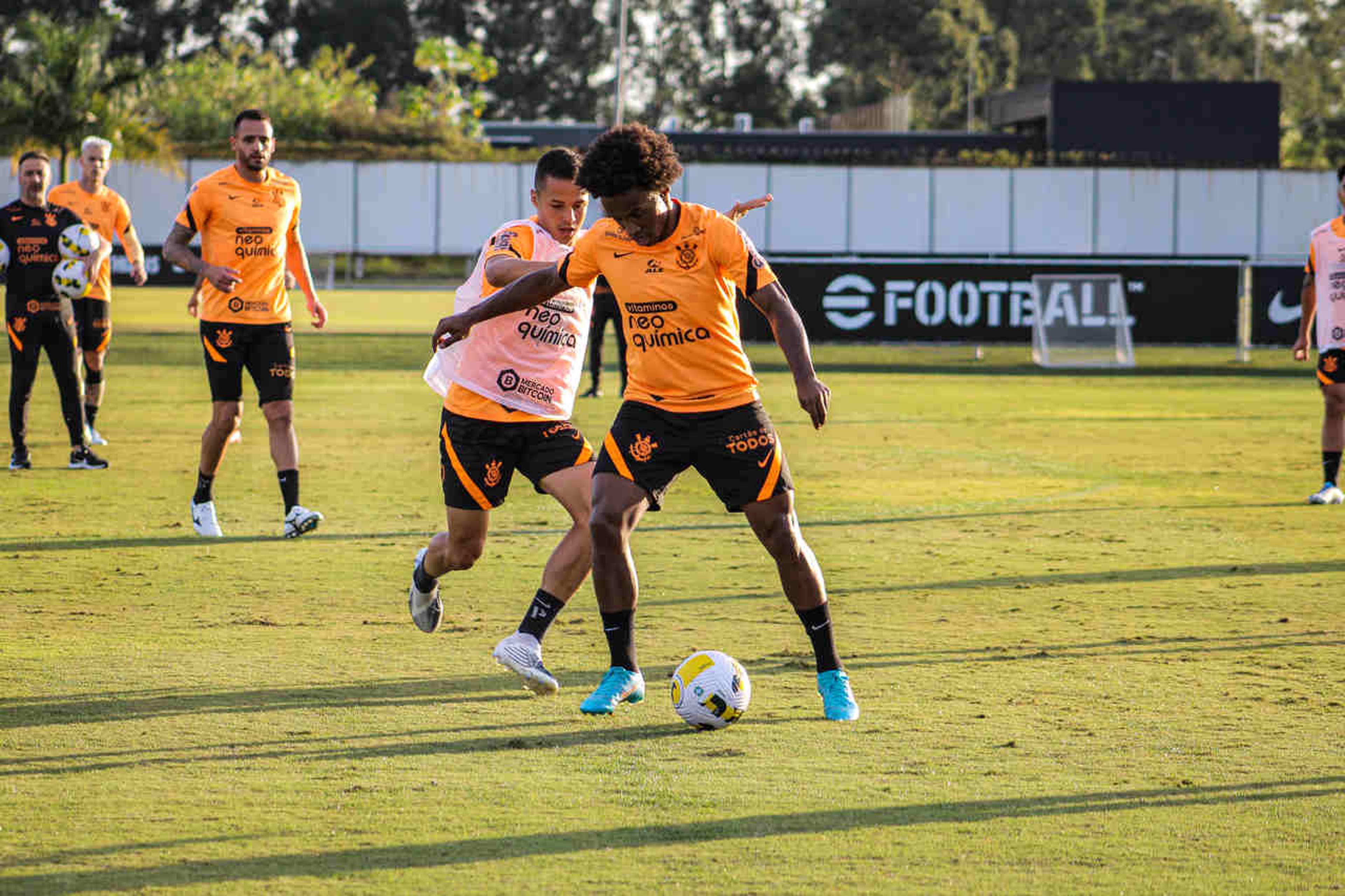 Corinthians inicia preparação para enfrentar o América-MG no Brasileirão