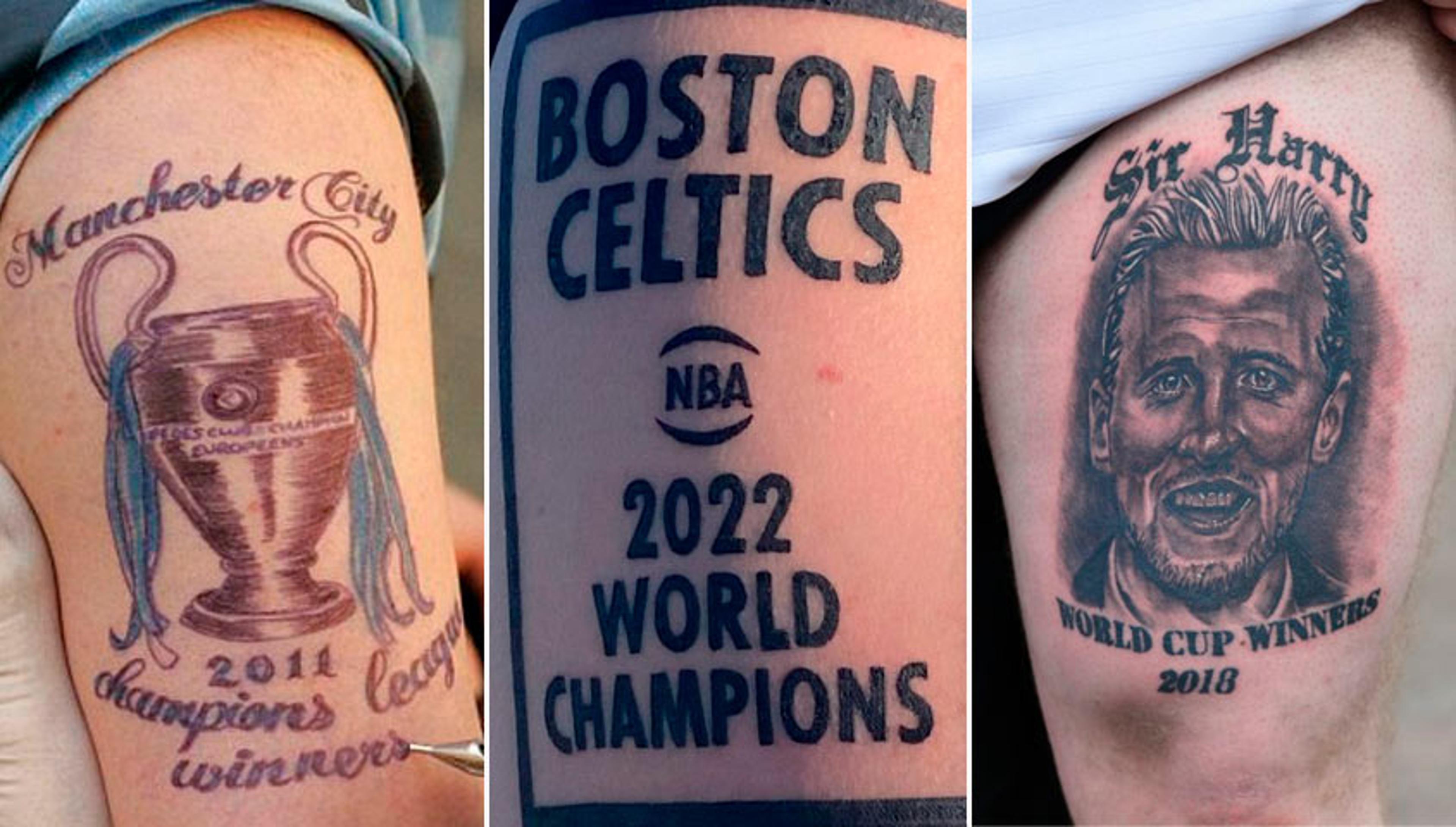 Fã do Boston profetizou título da NBA em tatuagem e errou; relembre outros casos