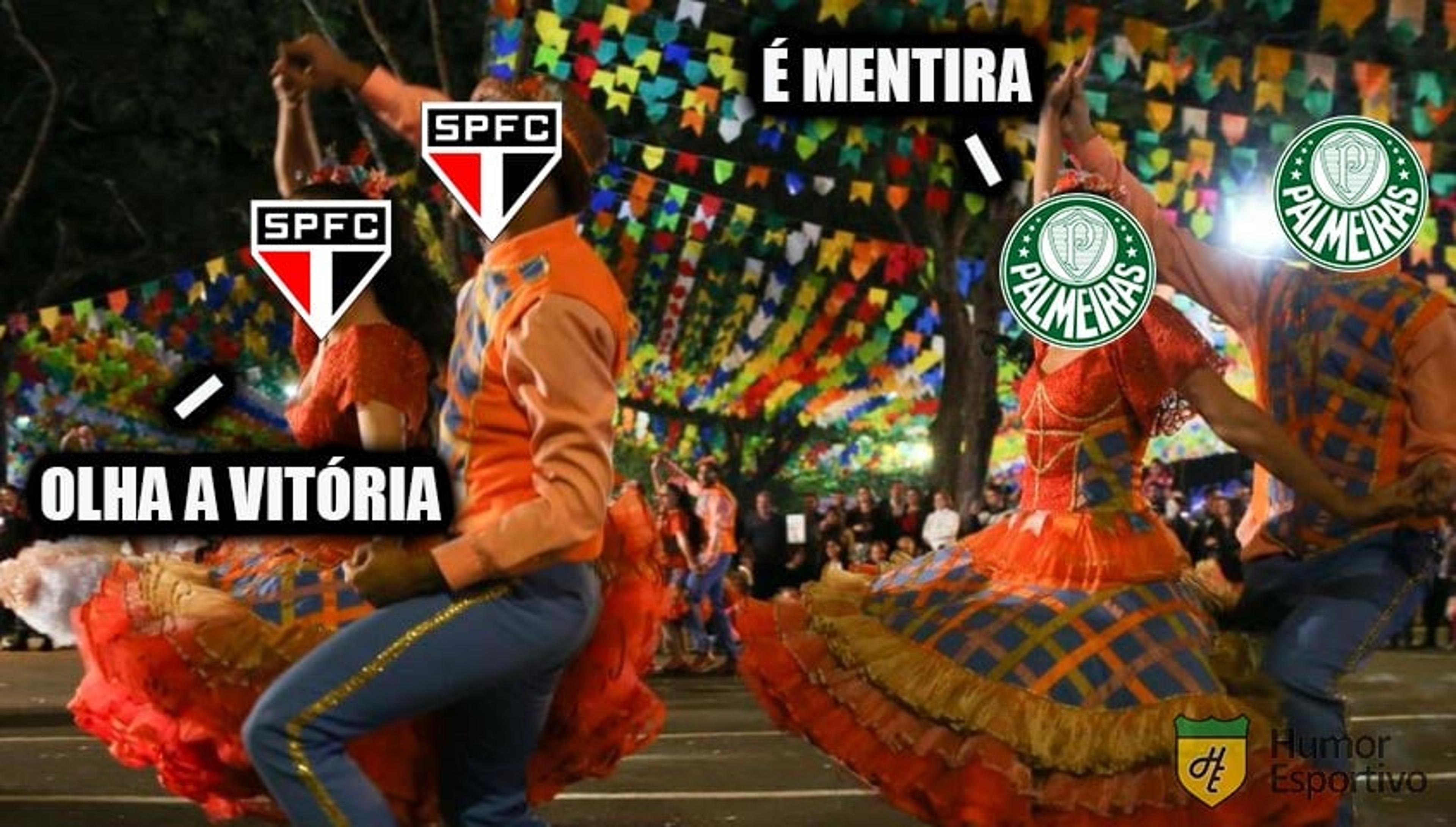 Memes: São Paulo é alvo de zoeiras após virada do Palmeiras no Choque-Rei