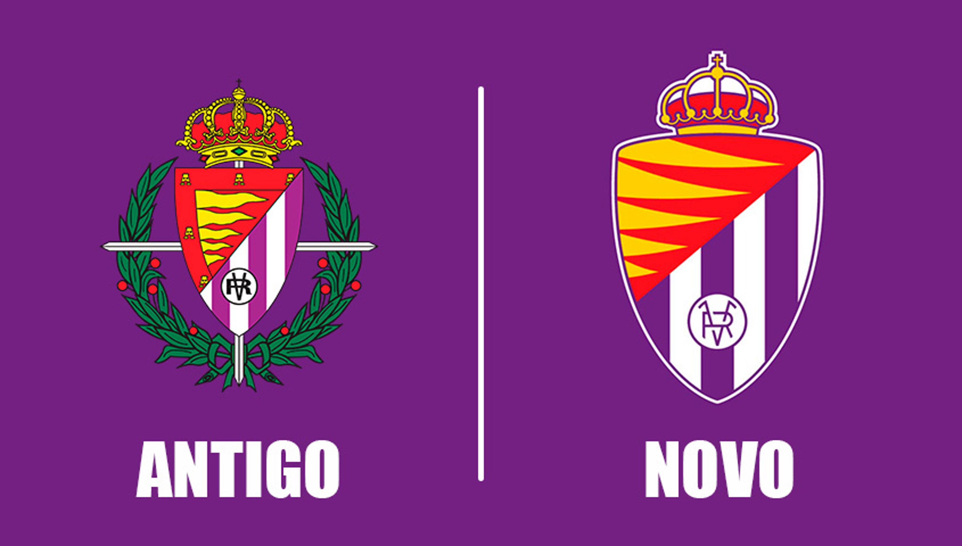 Real Valladolid mudou o escudo! Veja proposta de designer para outros clubes do futebol mundial