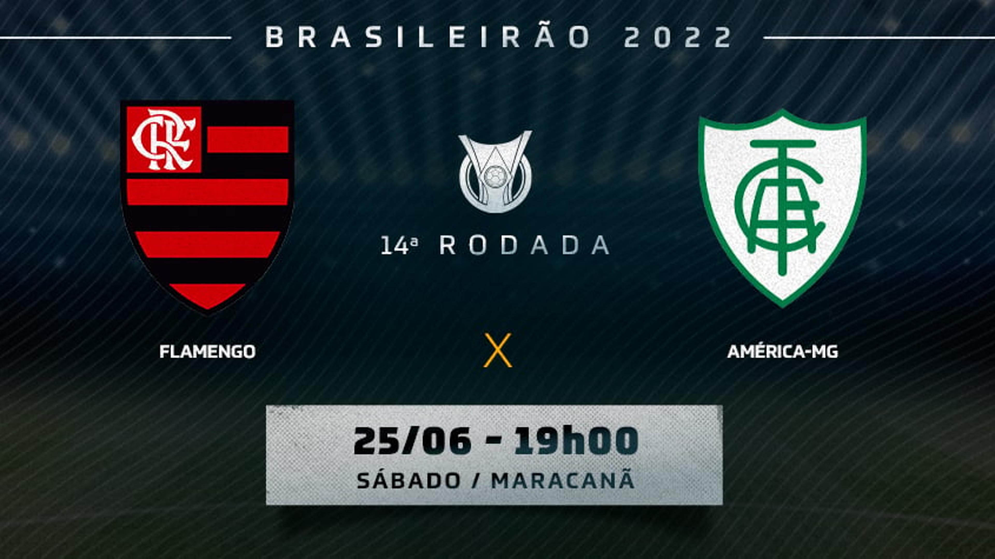 Flamengo x América-MG: prováveis times, desfalques e onde assistir ao duelo pelo Brasileirão