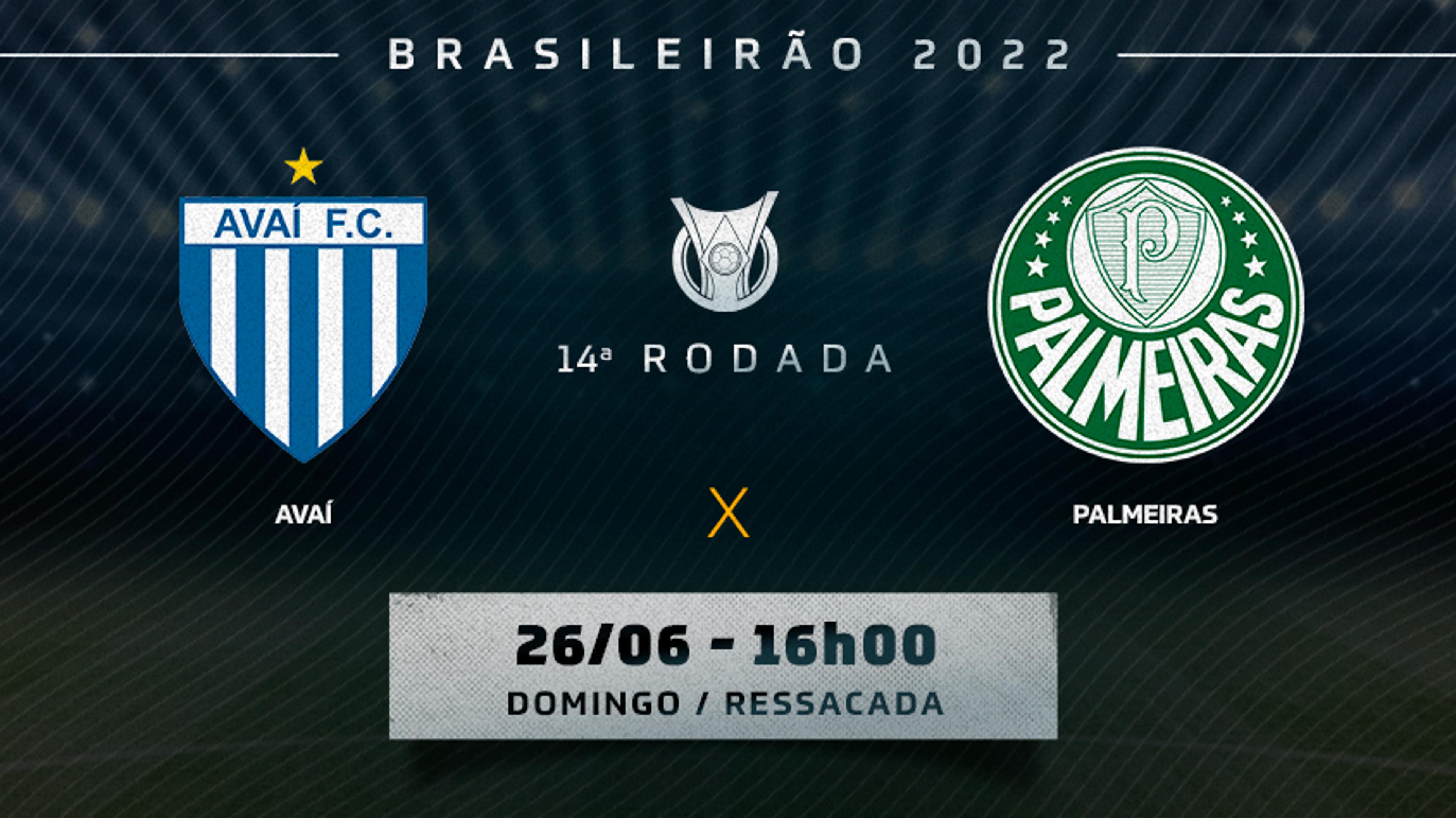 Avaí x Palmeiras: prováveis times, desfalques e onde assistir ao duelo pelo Brasileirão