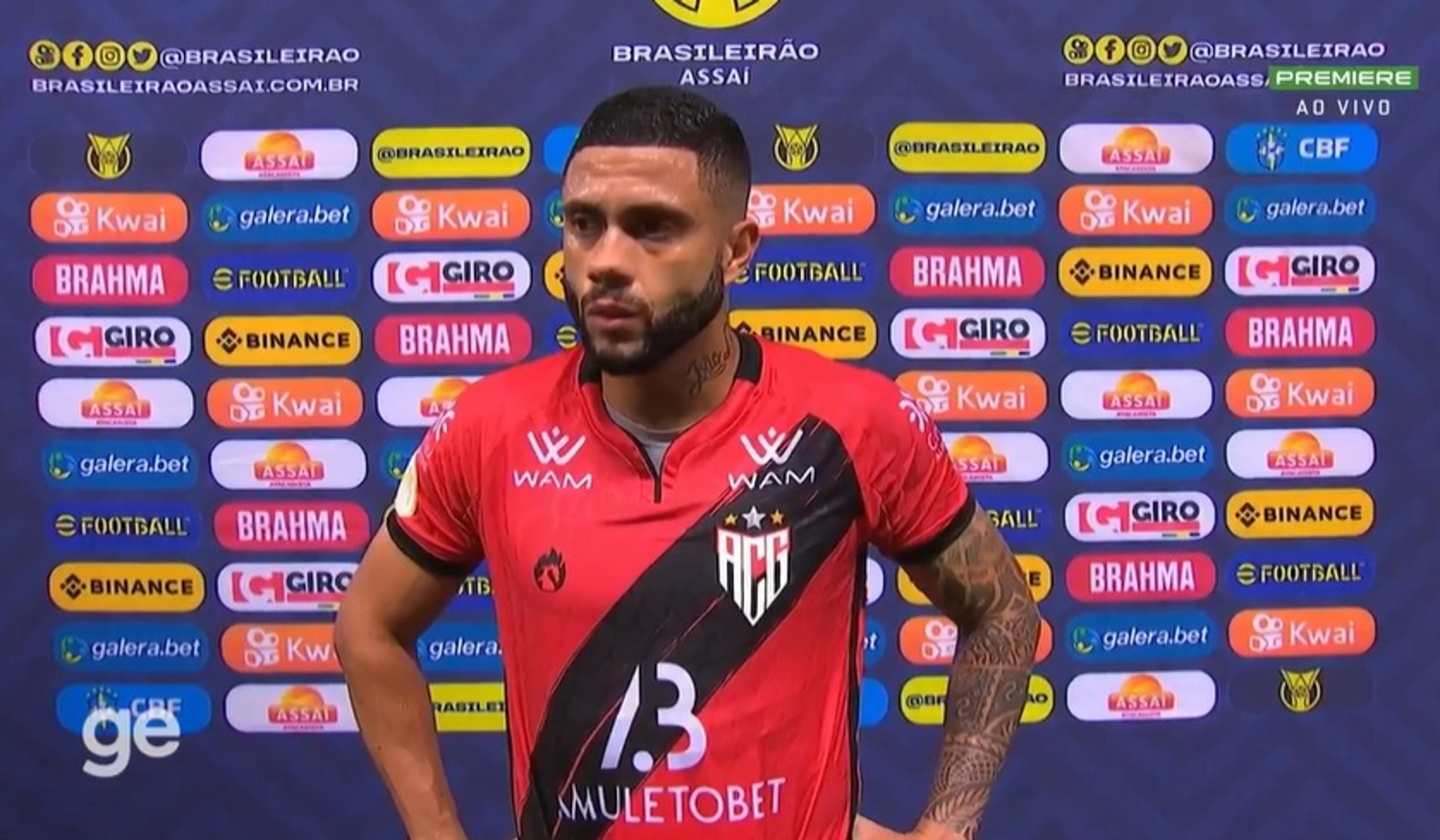 Wellington Rato valoriza ponto conquistado pelo Atlético-GO contra o Ceará: ‘Muito importante’