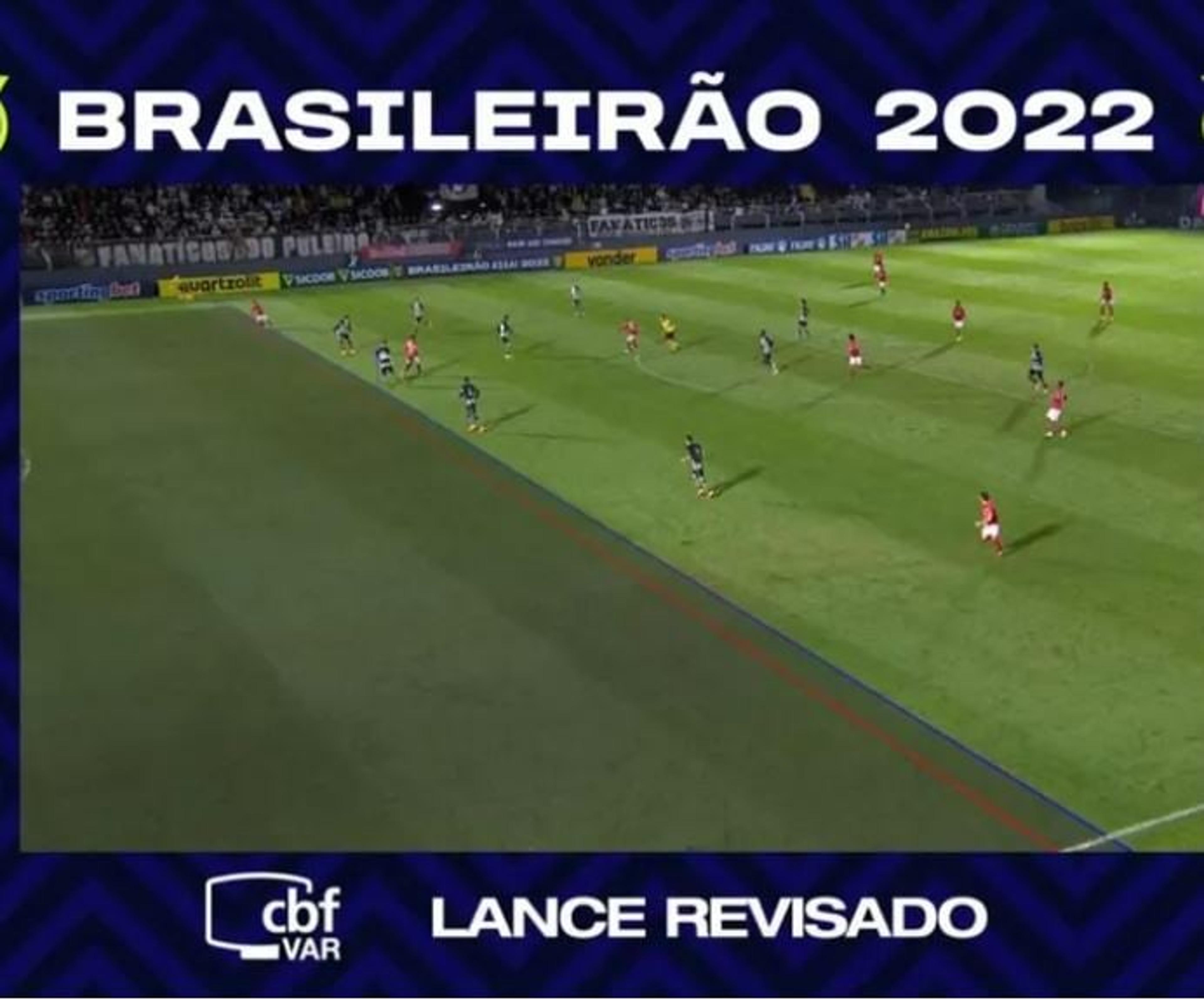 Bragantino reclama de gol anulado pelo VAR e vai cobrar CBF