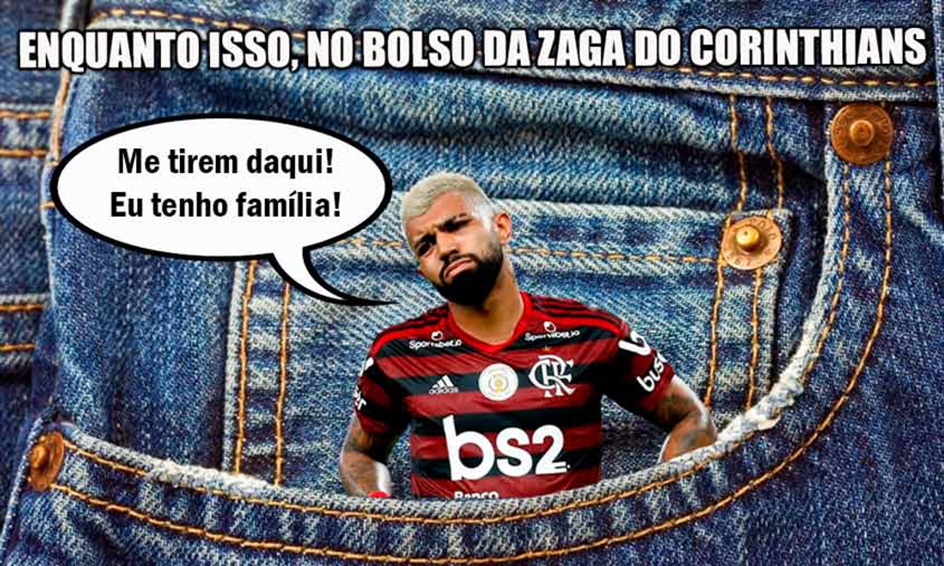 Rodinei é da Fiel? Lateral e Flamengo sofrem com memes após derrota para o Corinthians