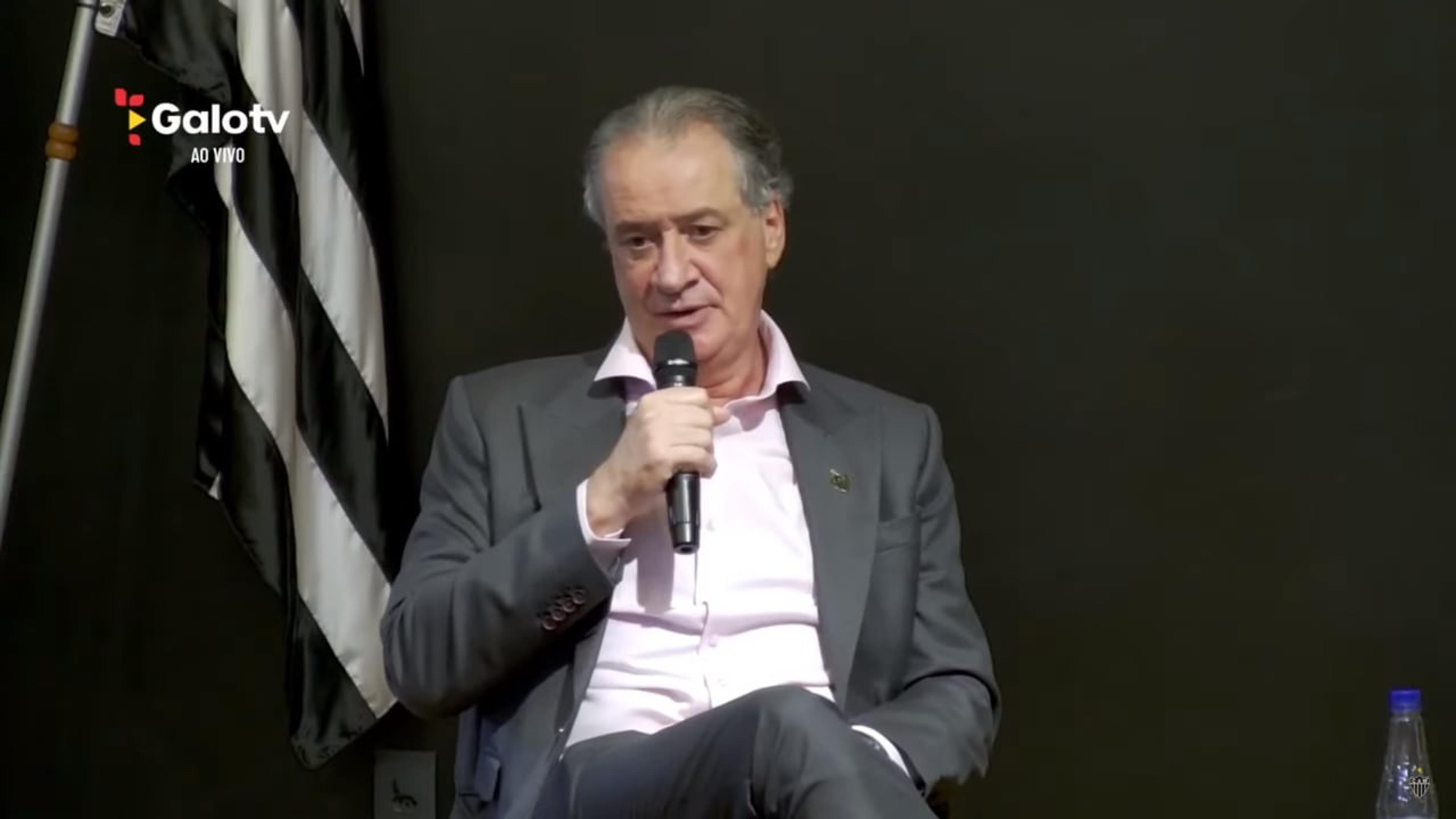 ‘Os que estão contra a SAF, que tragam uma proposta melhor’, diz presidente do Atlético-MG