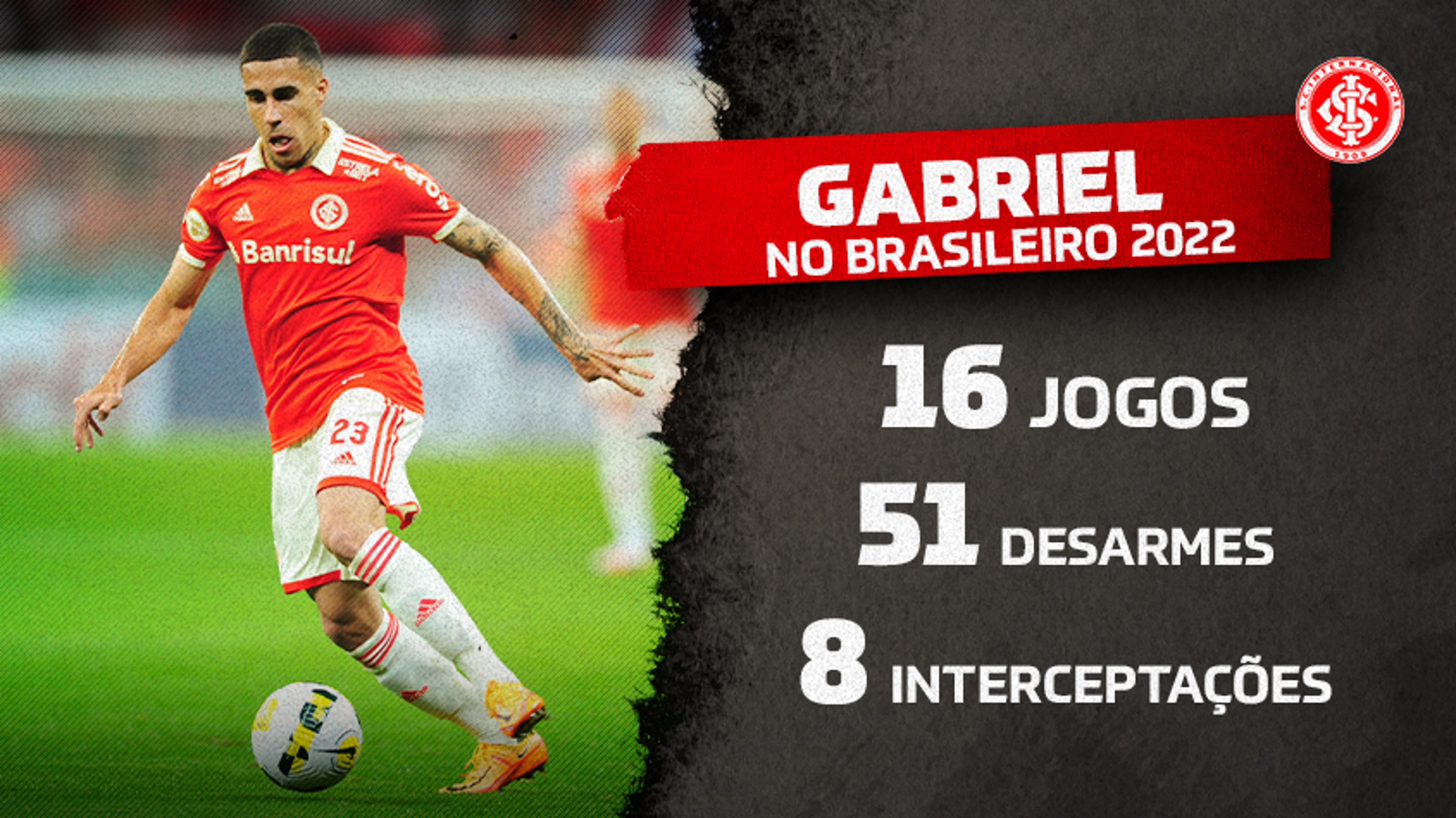 Gabriel se torna o líder de desarmes do Brasileirão