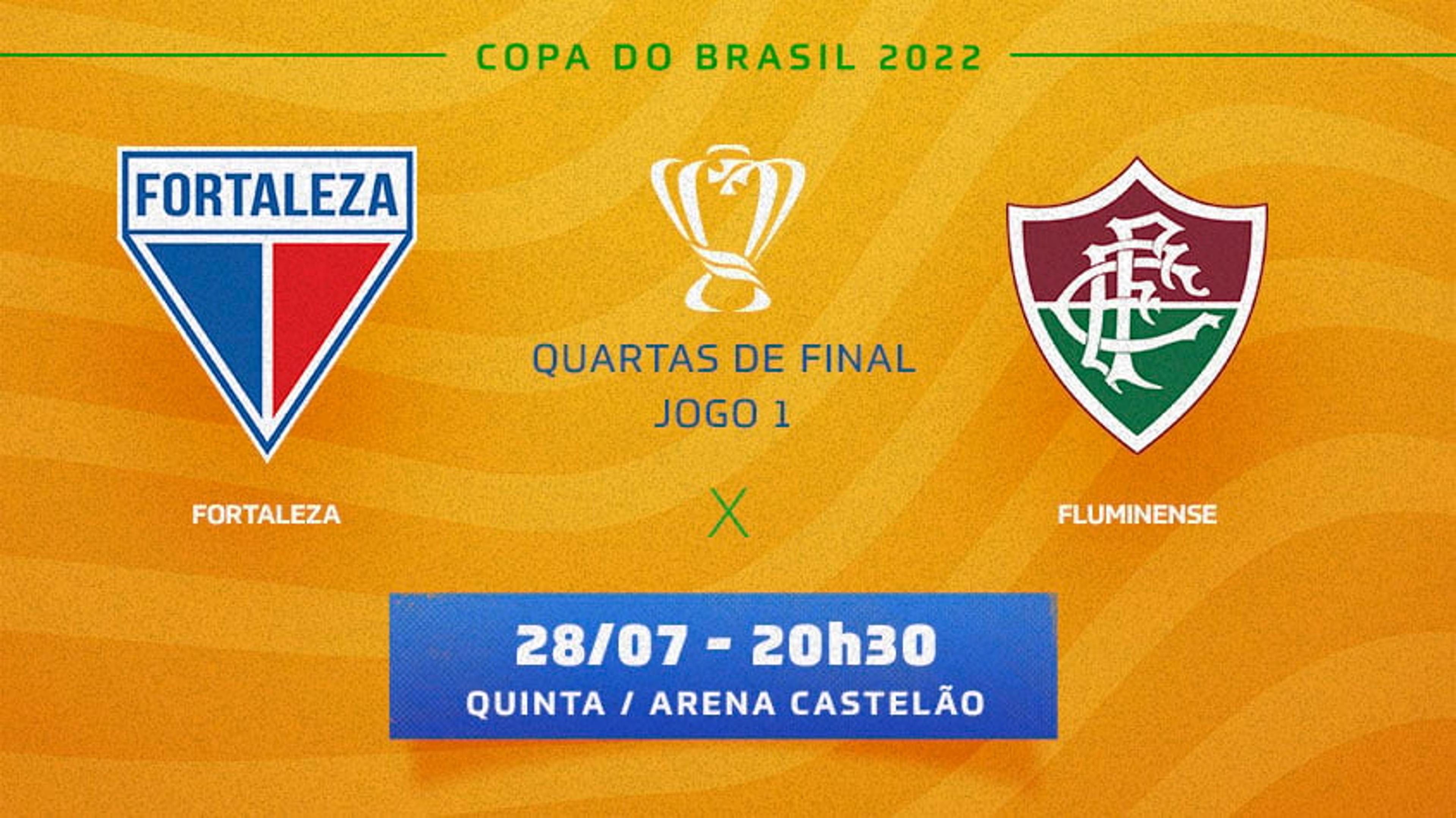 Fortaleza x Fluminense: onde assistir, desfalques e prováveis escalações das quartas de final da Copa do Brasil