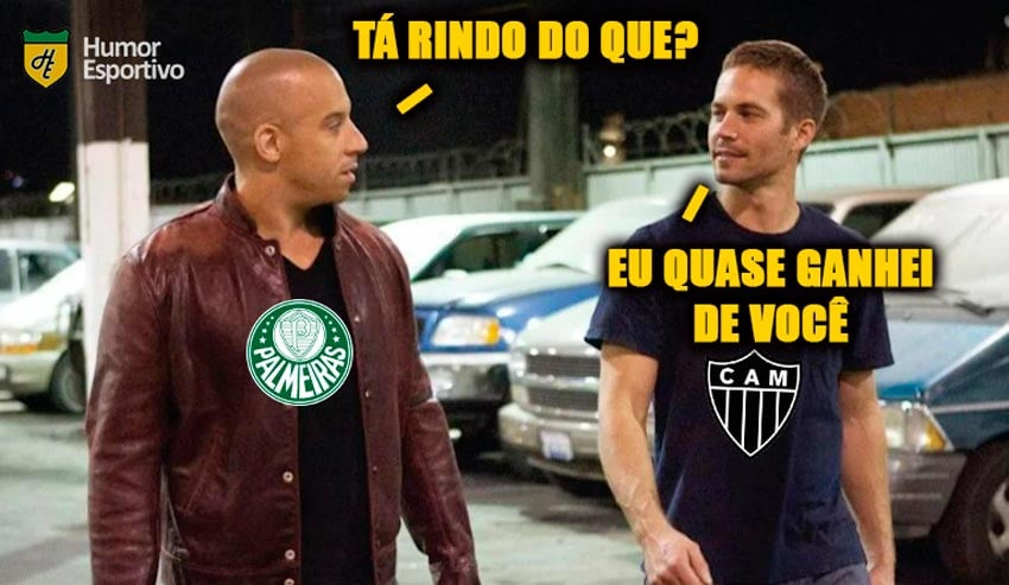 Vitória do Palmeiras sobre o Atlético-MG rende enxurrada de memes na web