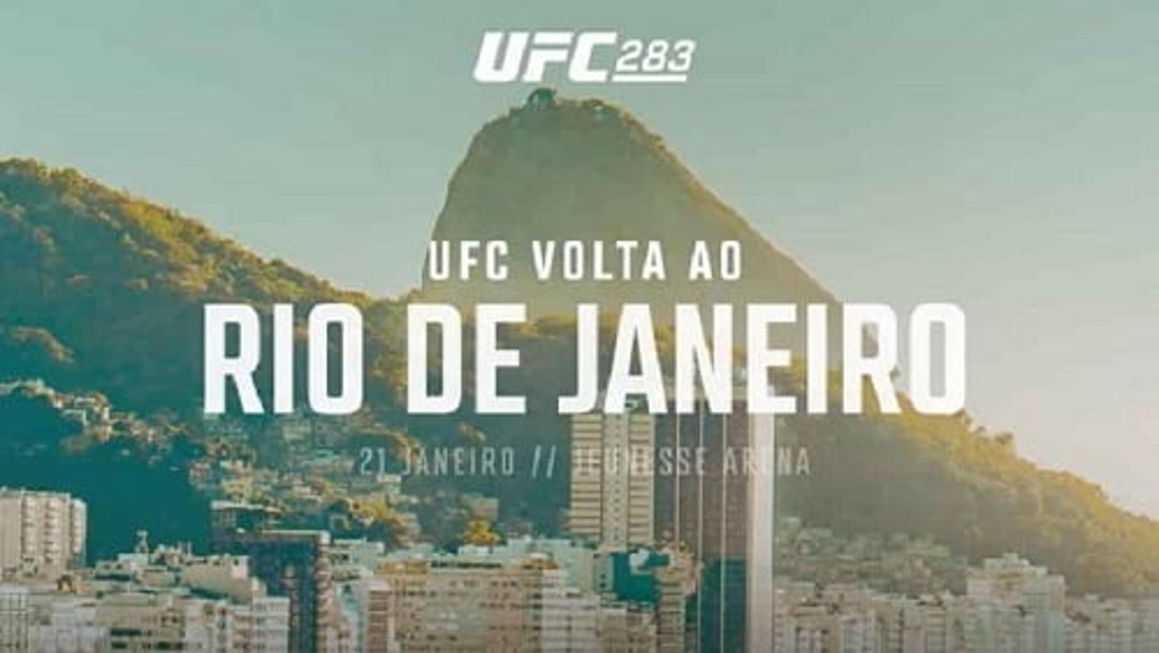 UFC anuncia Rio de Janeiro como sede de edição que marca seu retorno ao Brasil