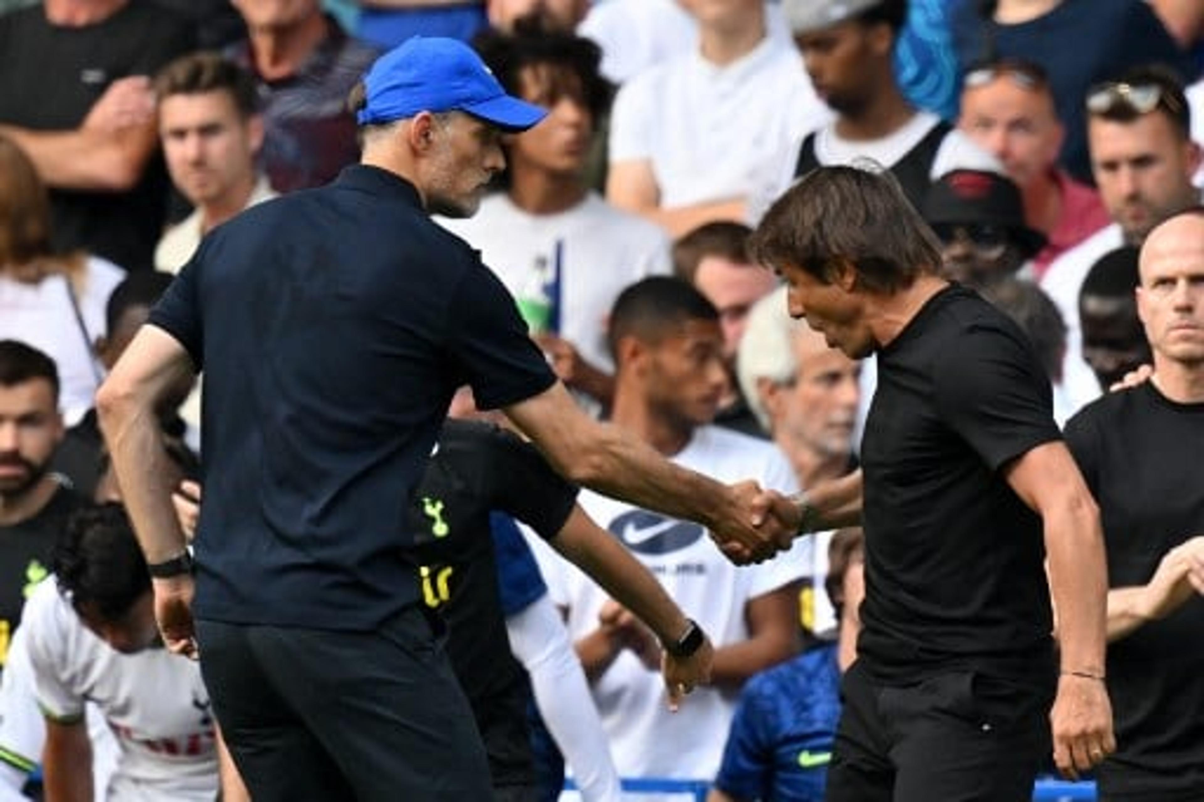 Federação Inglesa pune Tuchel e Conte por confusão no clássico entre Chelsea e Tottenham