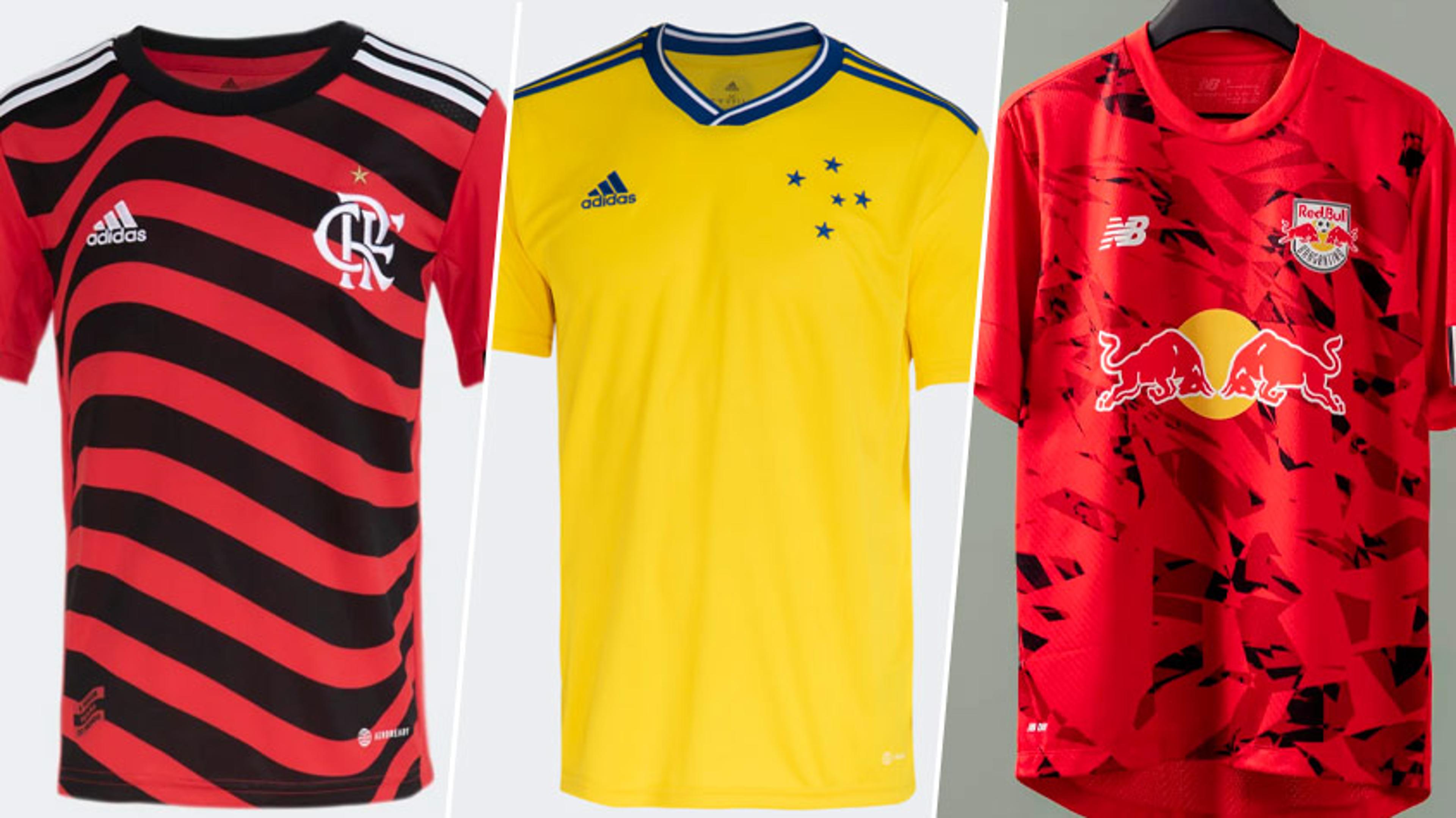 Confira as atuais terceiras camisas dos clubes brasileiros