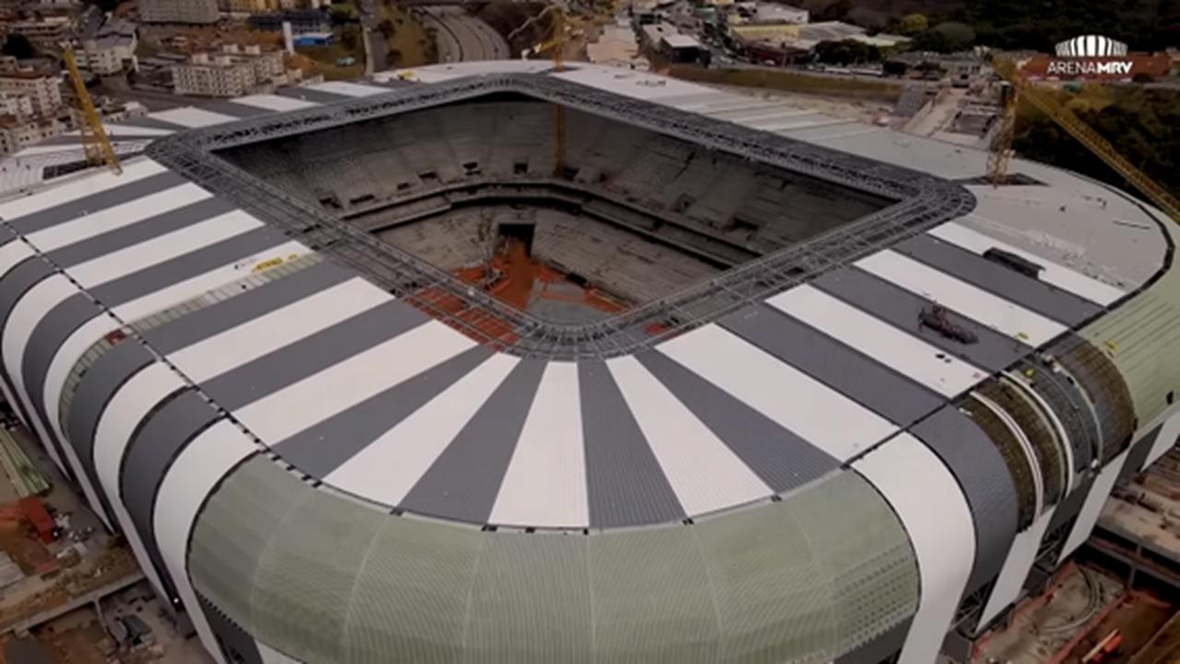 VÍDEO: Obra nos vestiários da Arena MRV, casa do Atlético-MG, já está em andamento