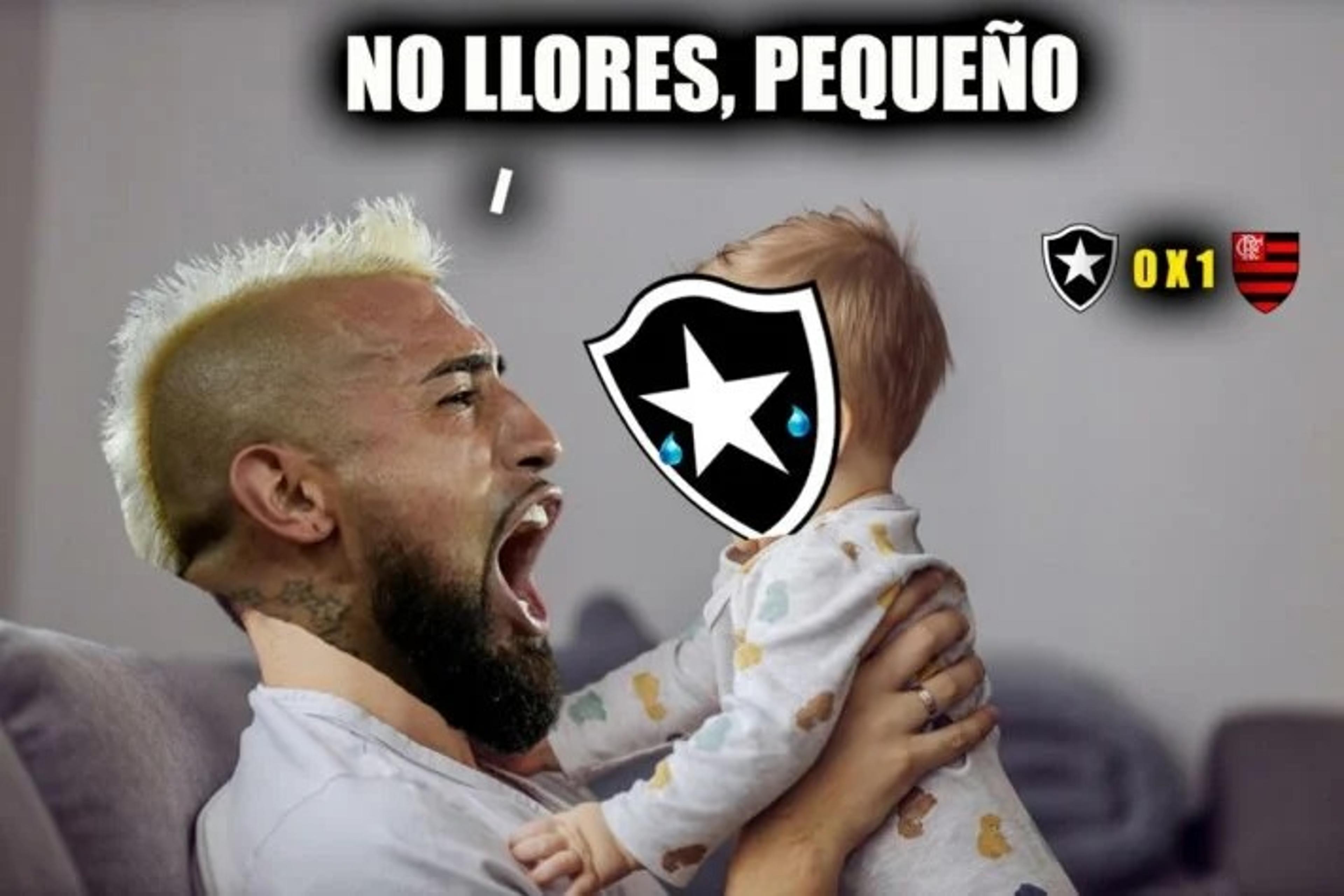 Vidal protagoniza memes da vitória do Flamengo diante do Botafogo